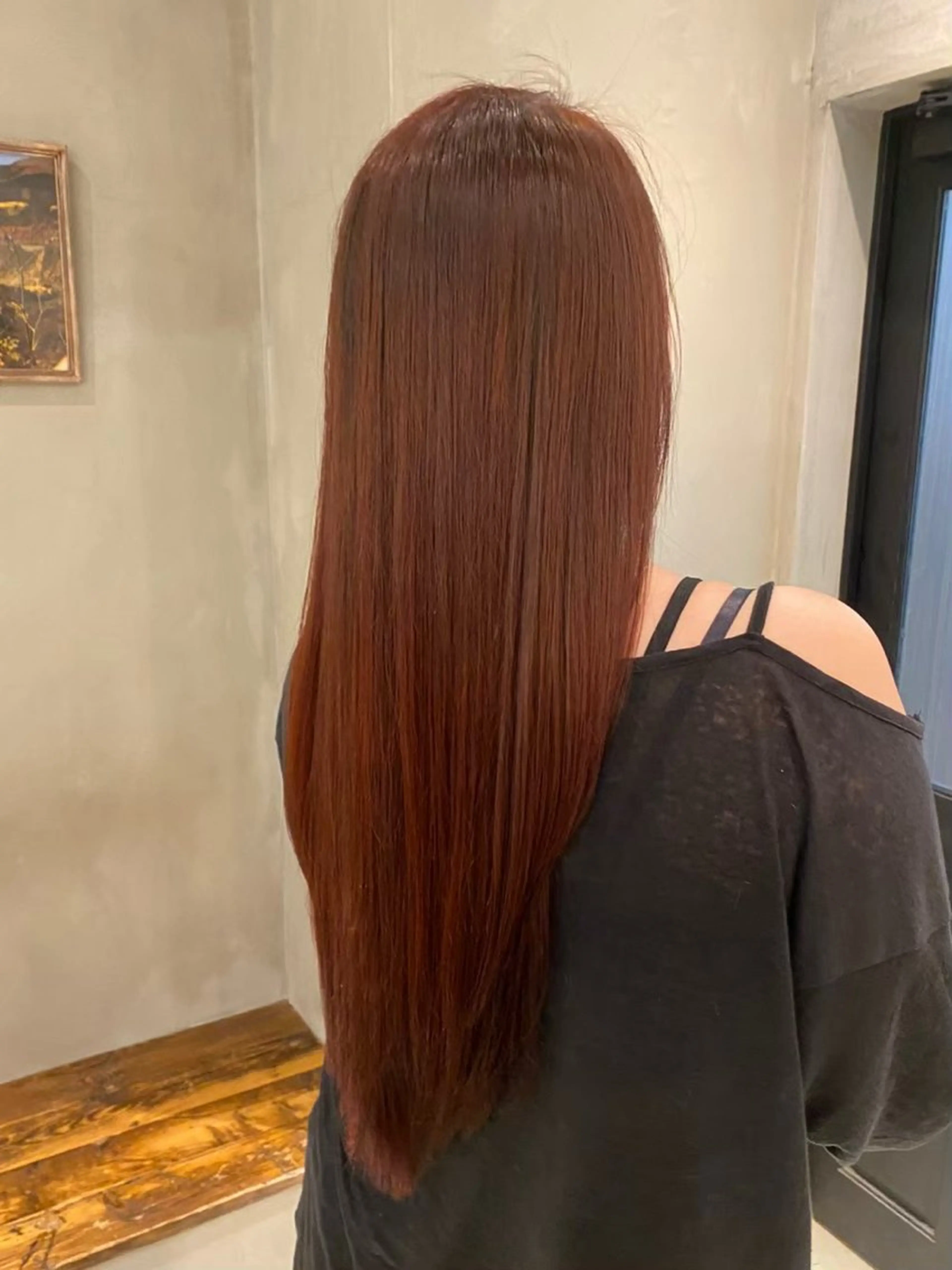 セミロング 天神/韓国レイヤー /髪質改善/ココロのヘアスタイル