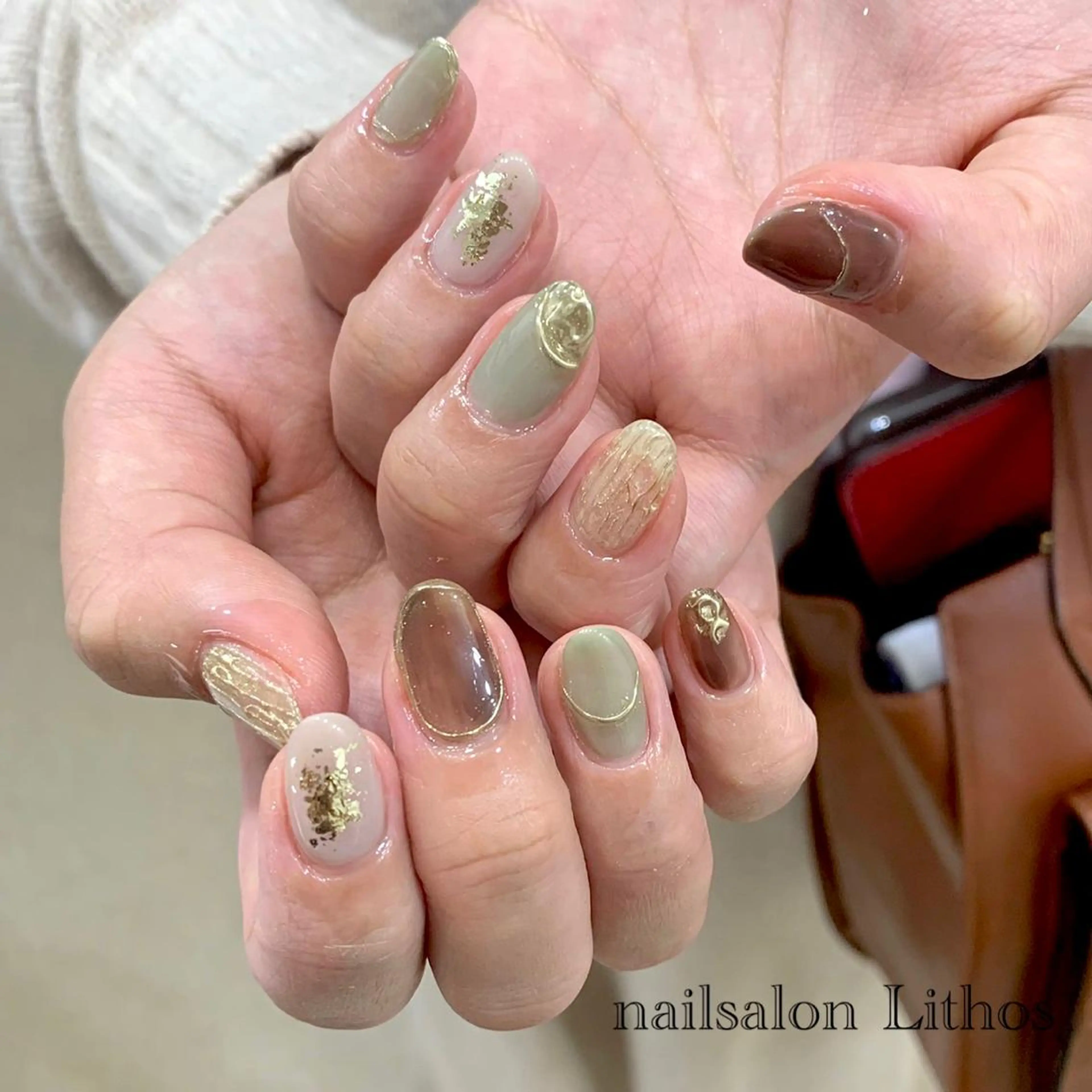 ネイル ハンドネイル nailsalon Lithos所属・nailsalon Recontreのネイルデザイン