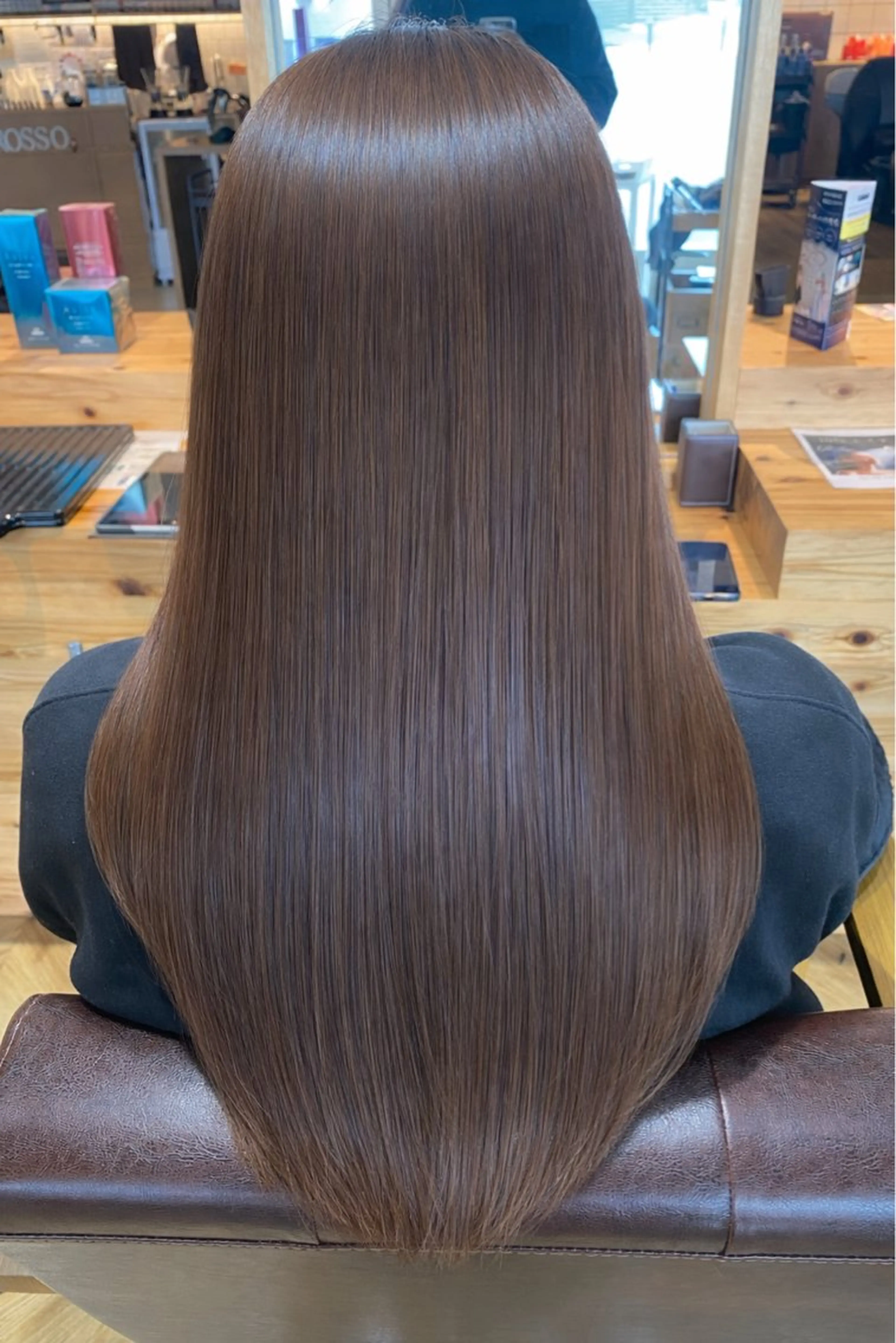 ロング カット 縮毛矯正 トリートメント Tsuyoshi 【Rosso】のヘアスタイル
