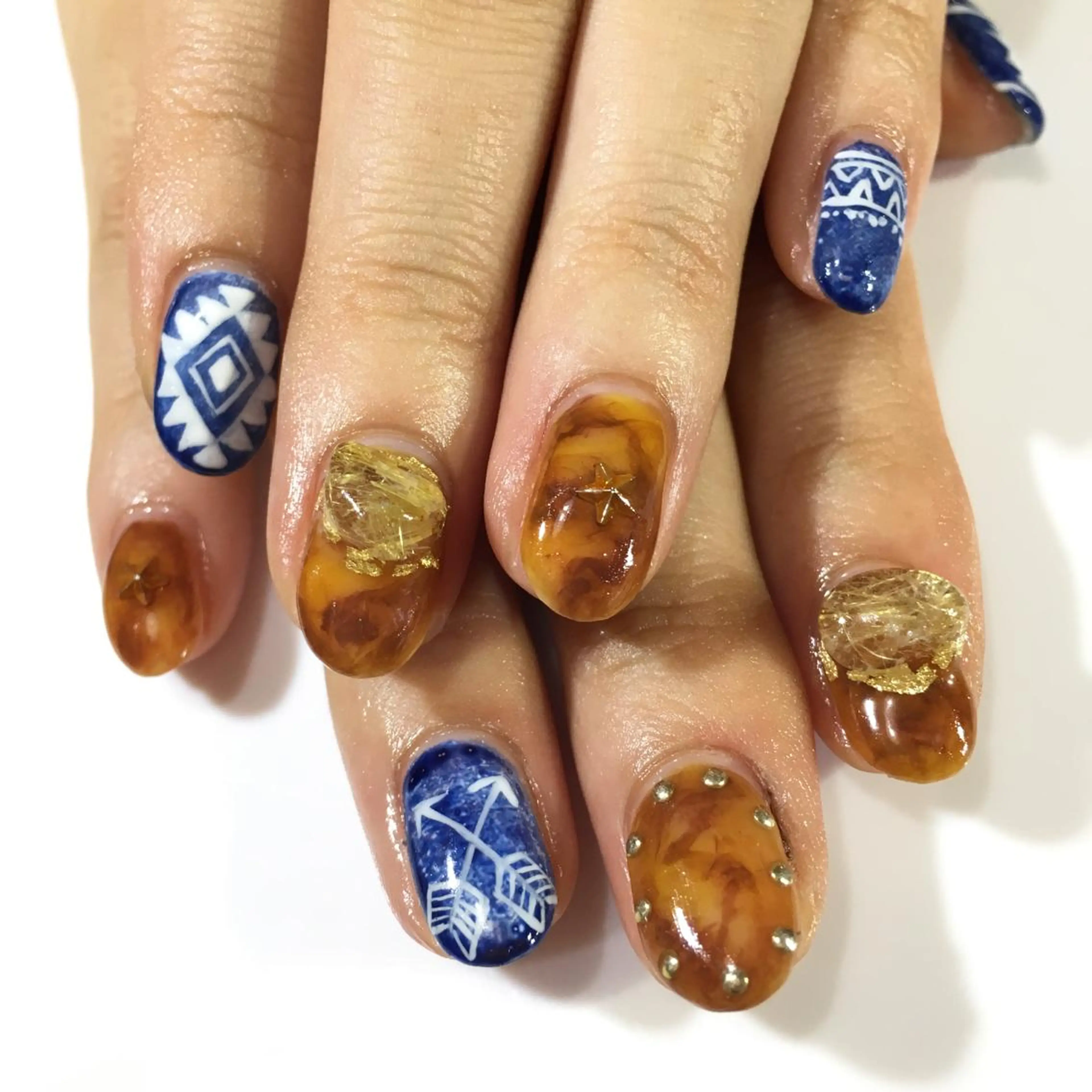 ネイル べっ甲ネイル Nail salon Jack in the box所属・Jack in the boxのネイルデザイン
