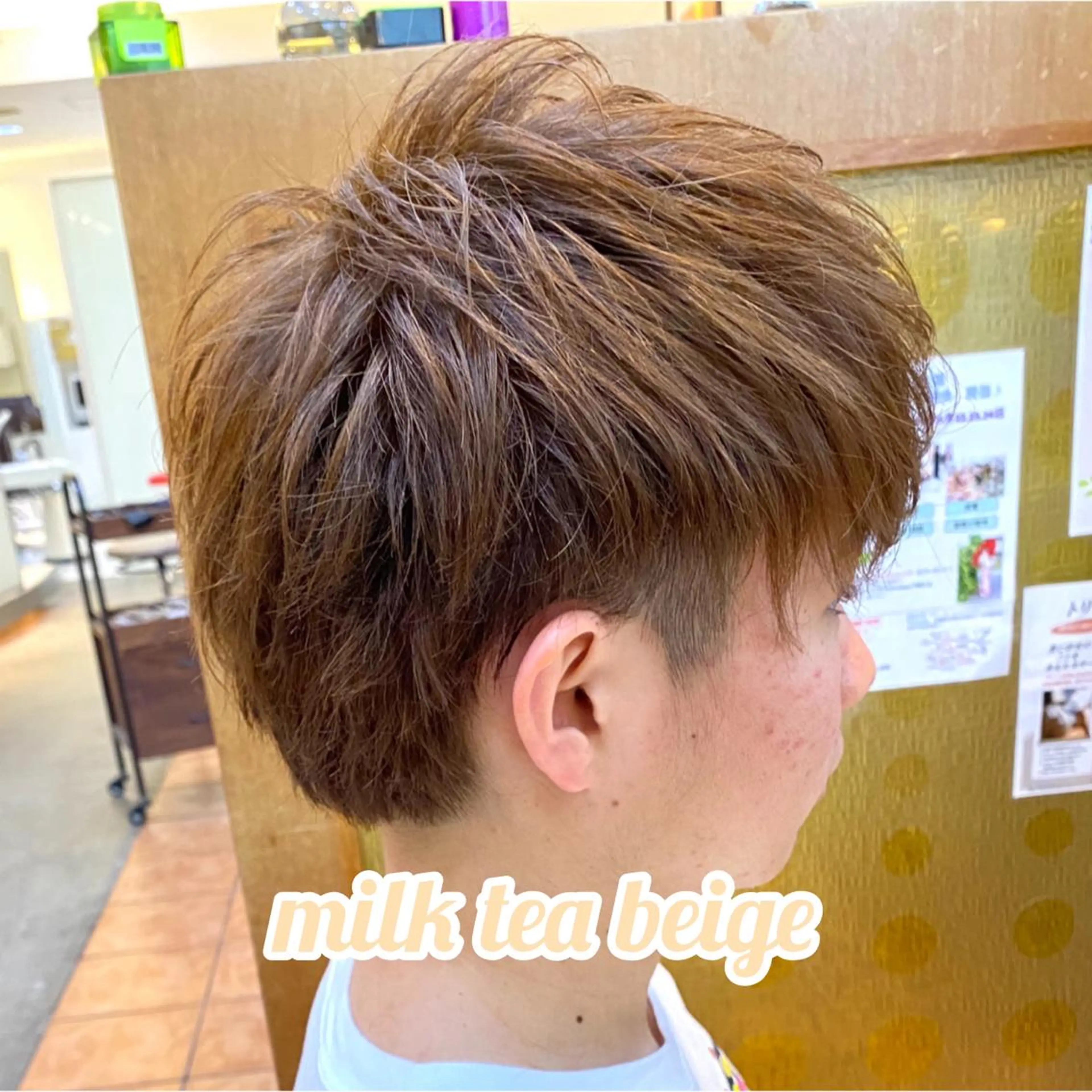 ショート カラー メンズ 髪質改善専門店QOLU所属・✨髪質改善専門店✨ QOLU✨のヘアスタイル