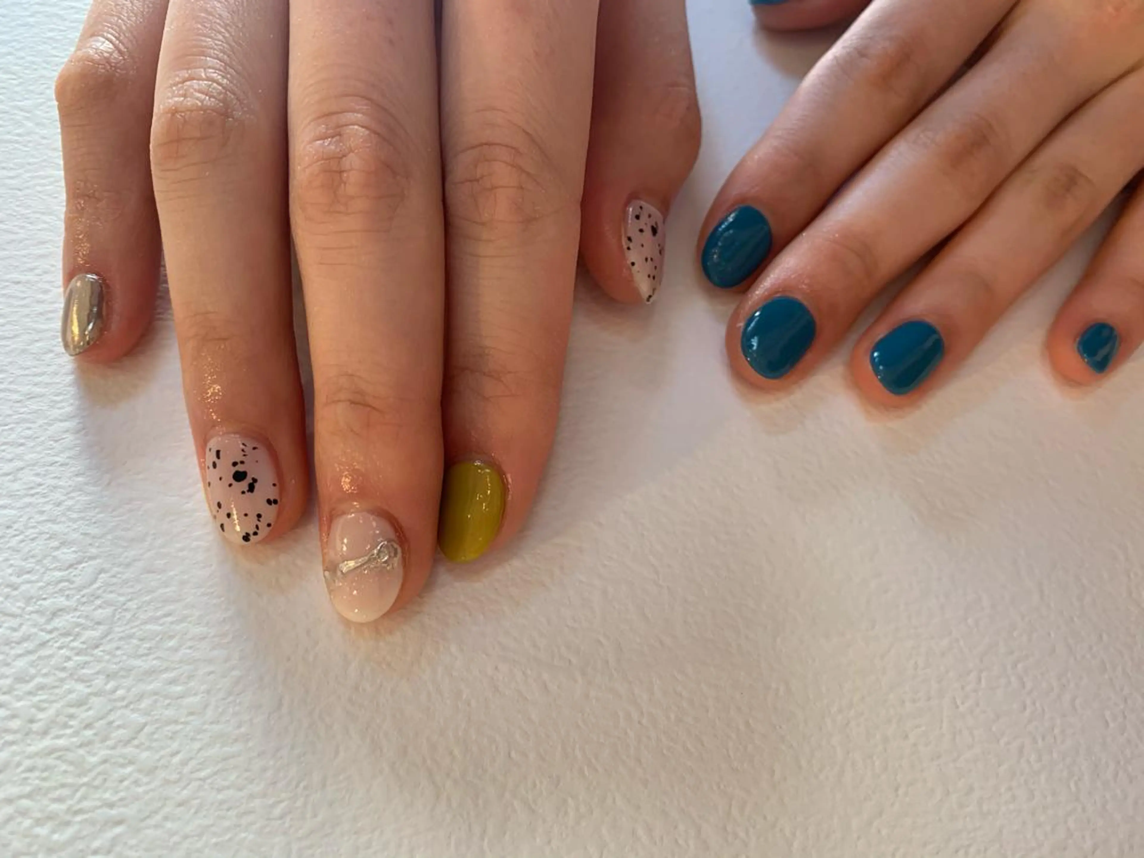 ネイル ニュアンスネイル ハンドネイル 佐藤 穂乃香のネイルデザイン