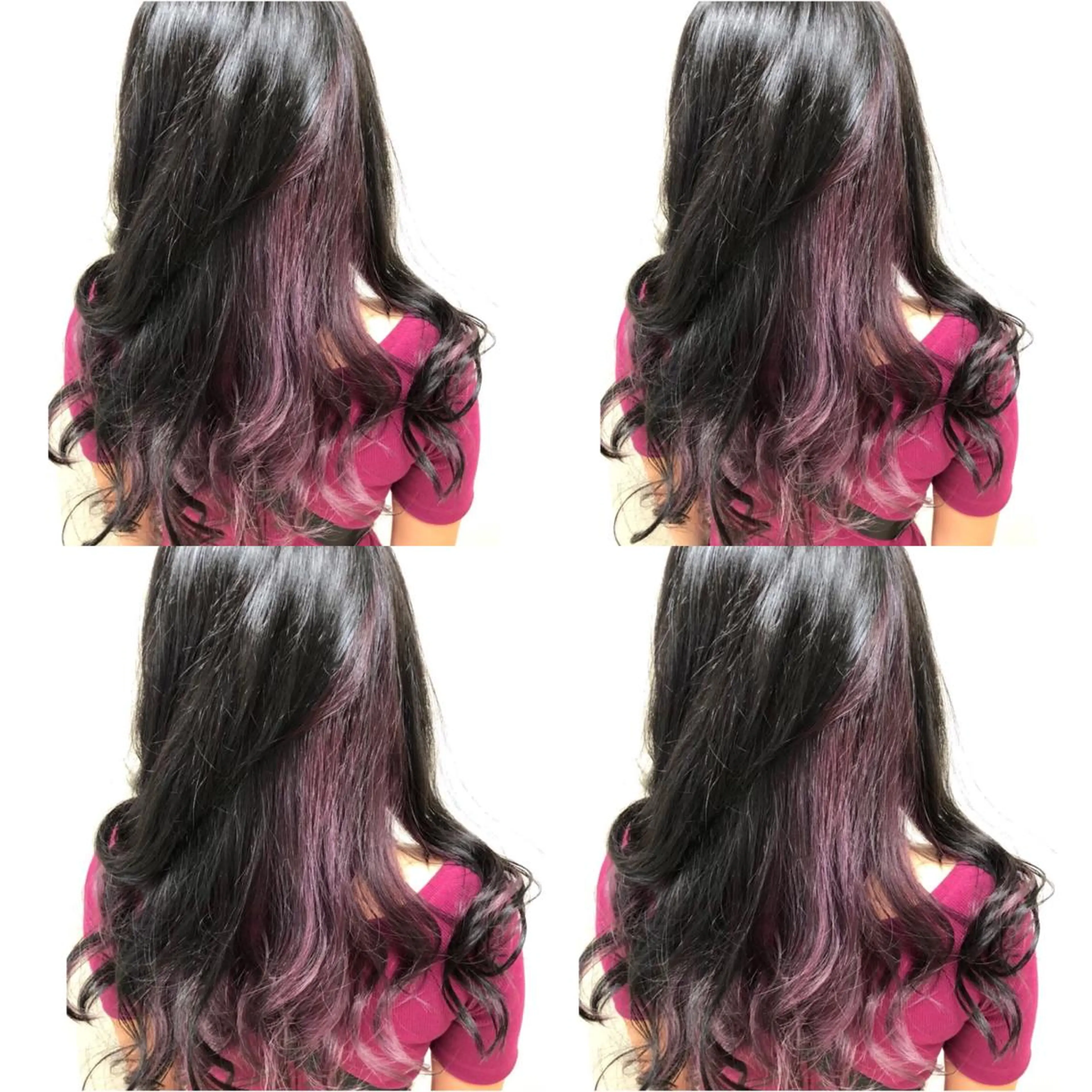 インナーカラー(内側の部分をブリーチ1回+好きな色)&プレックストリートメントの写真