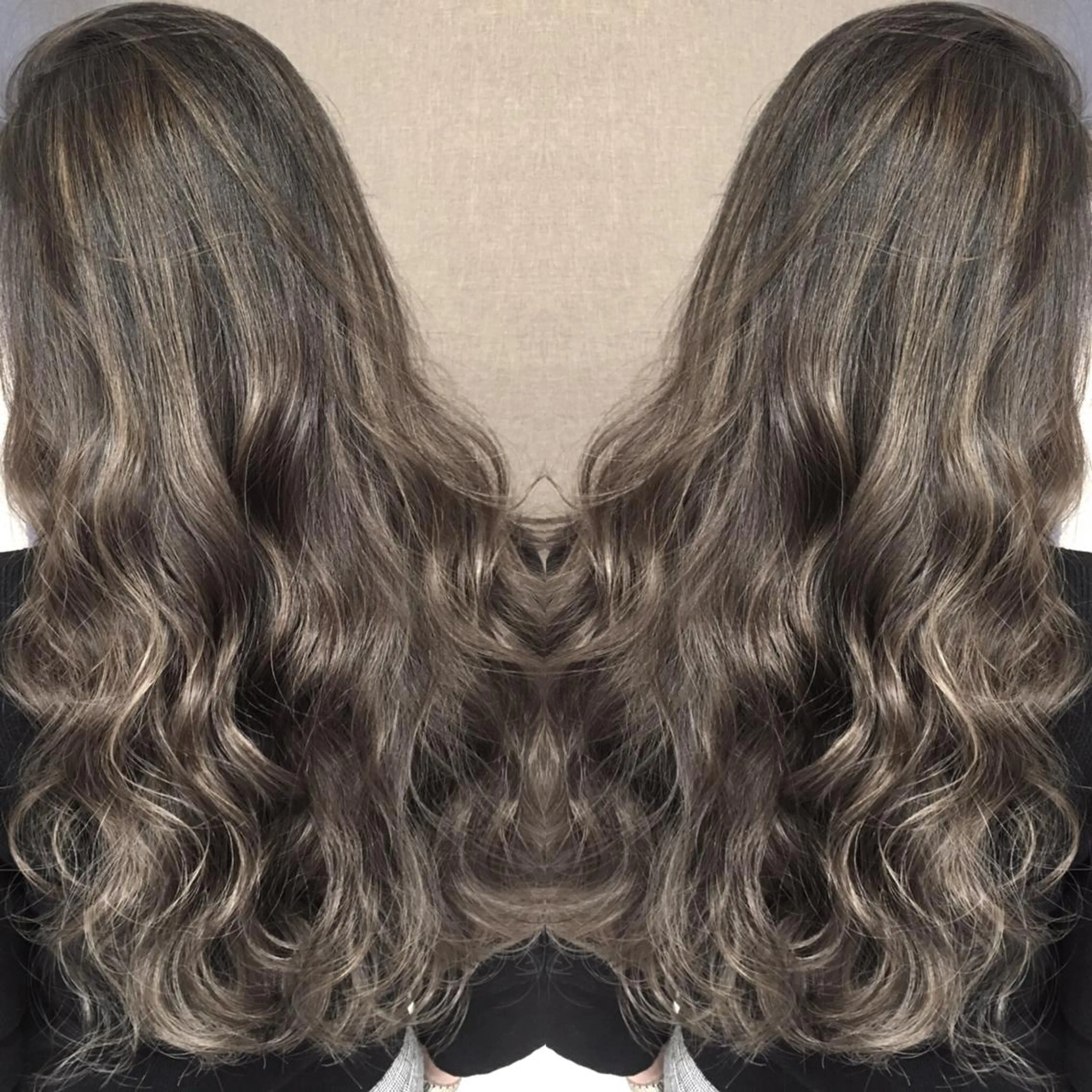 ロング カラー ハイライトカラー 3Dハイライト ハイライト ヘアカラー トリートメント 井上 一平のヘアスタイル