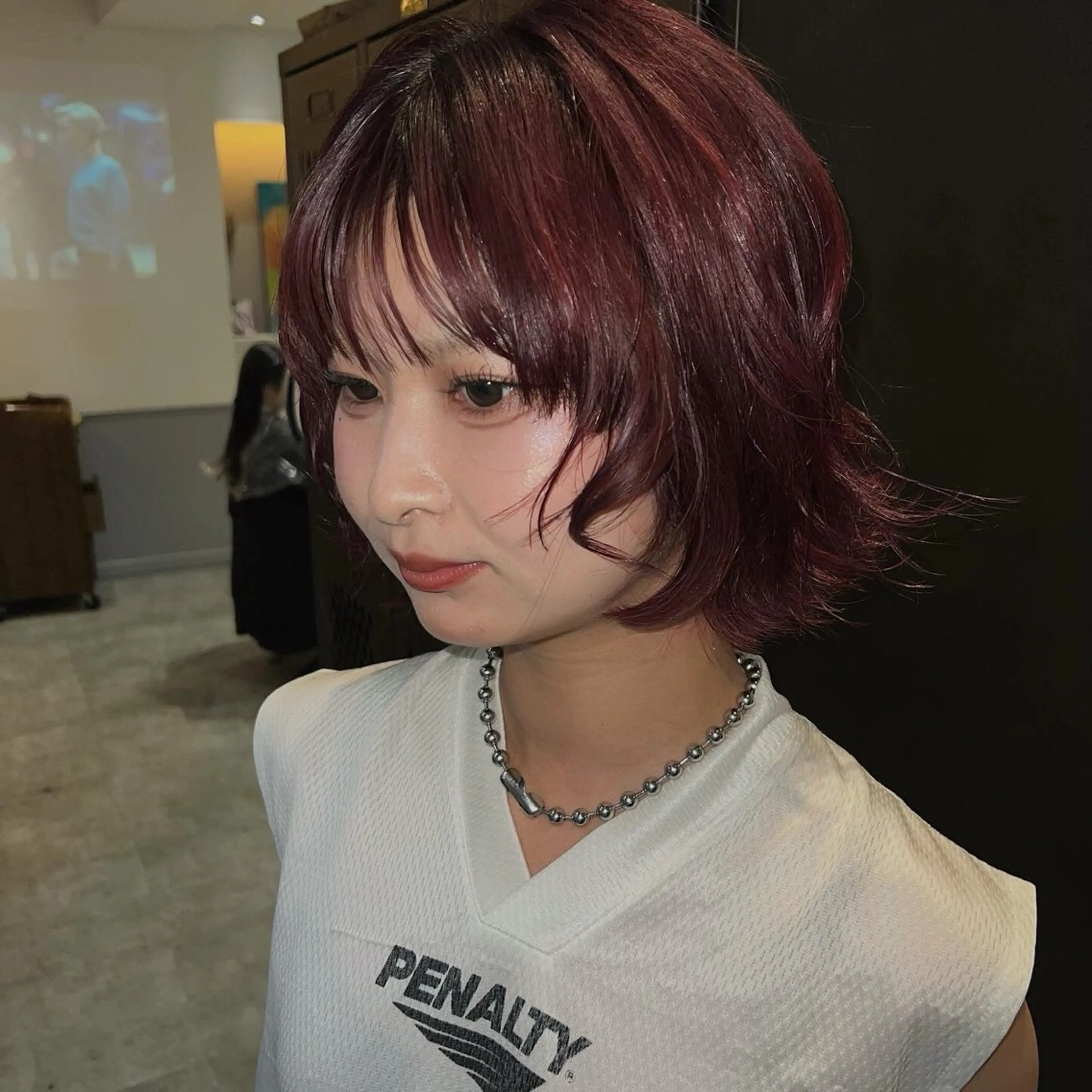 ショート カラー ヘアカラー トリートメント sliver siki/yuuのヘアスタイル