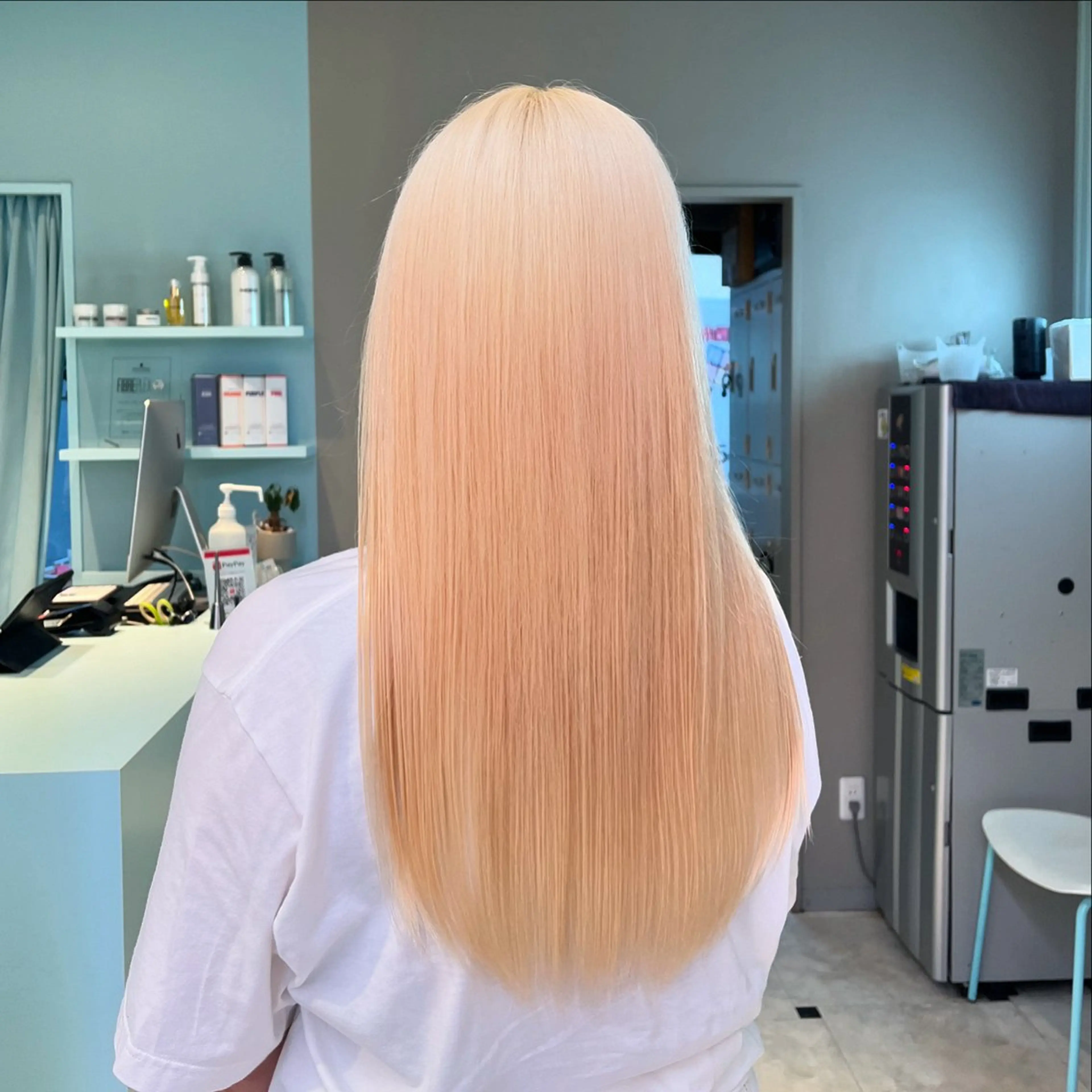 ロング カラー ヘアカラー トリートメント ブリーチカラー 🩵MIZUKIのヘアスタイル