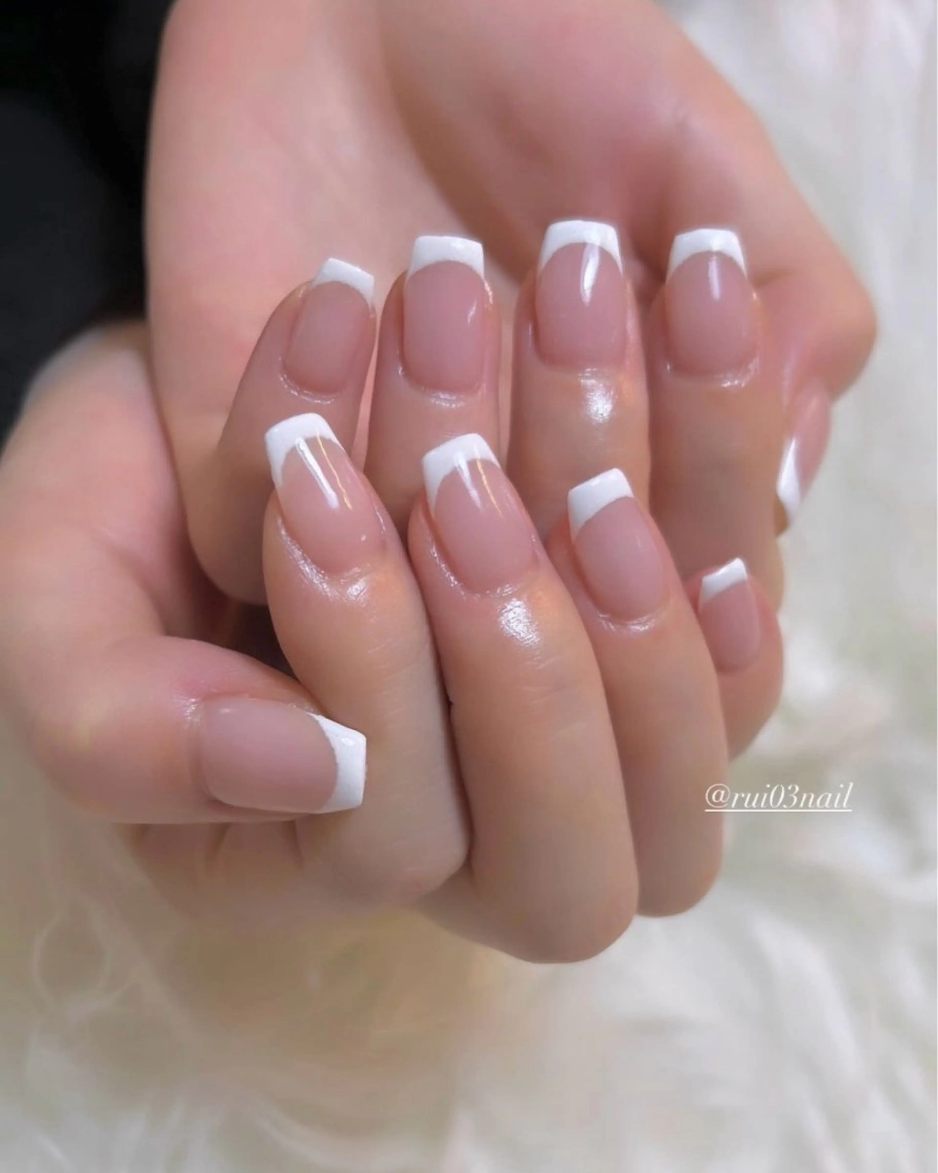 ネイル フレンチネイル Lino'b所属・Lino'b @RUIのネイルデザイン