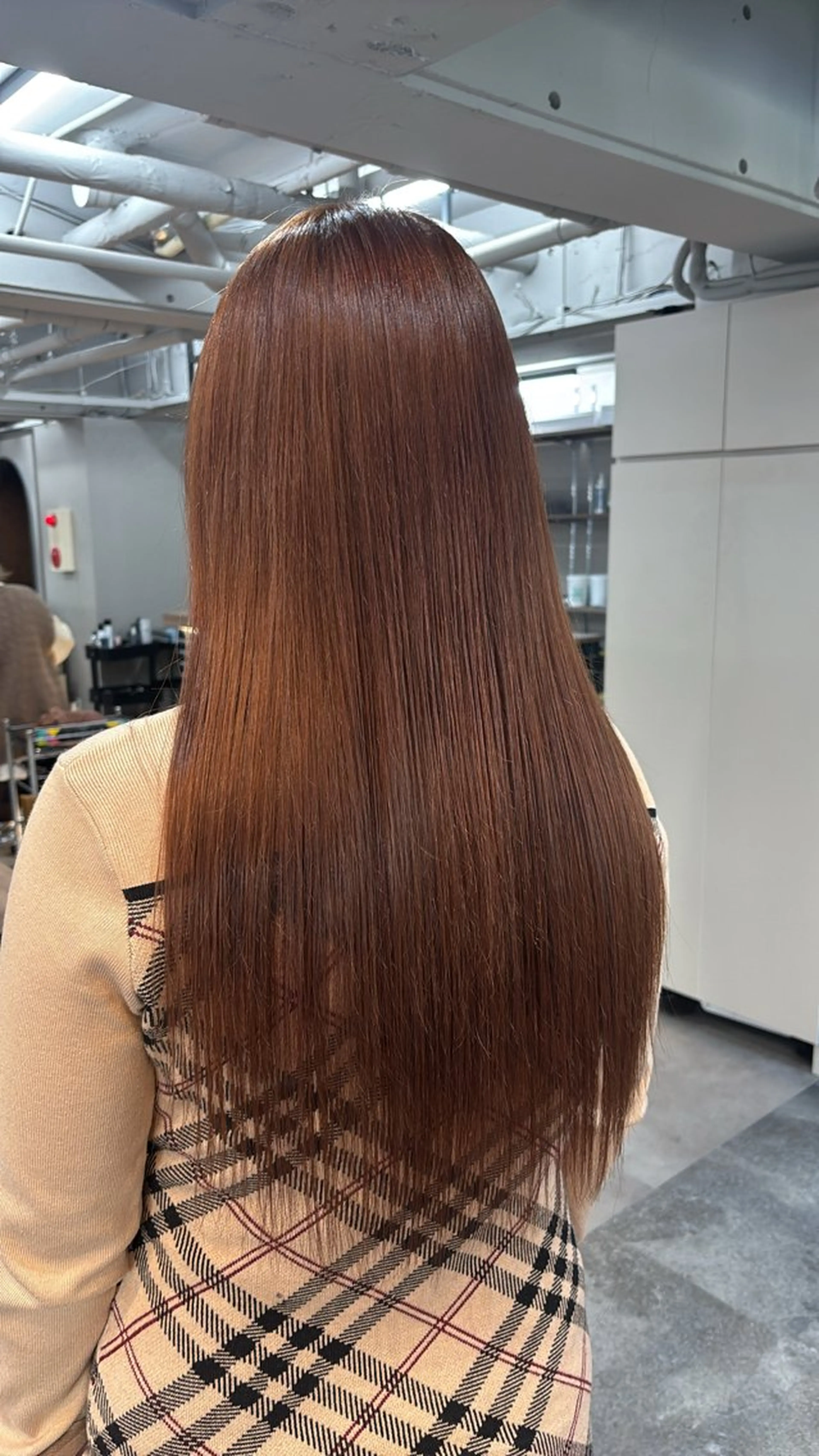 カラー ヘアカラー レイヤー✂︎ぷつボブ 艶カラー🤍noaのヘアスタイル