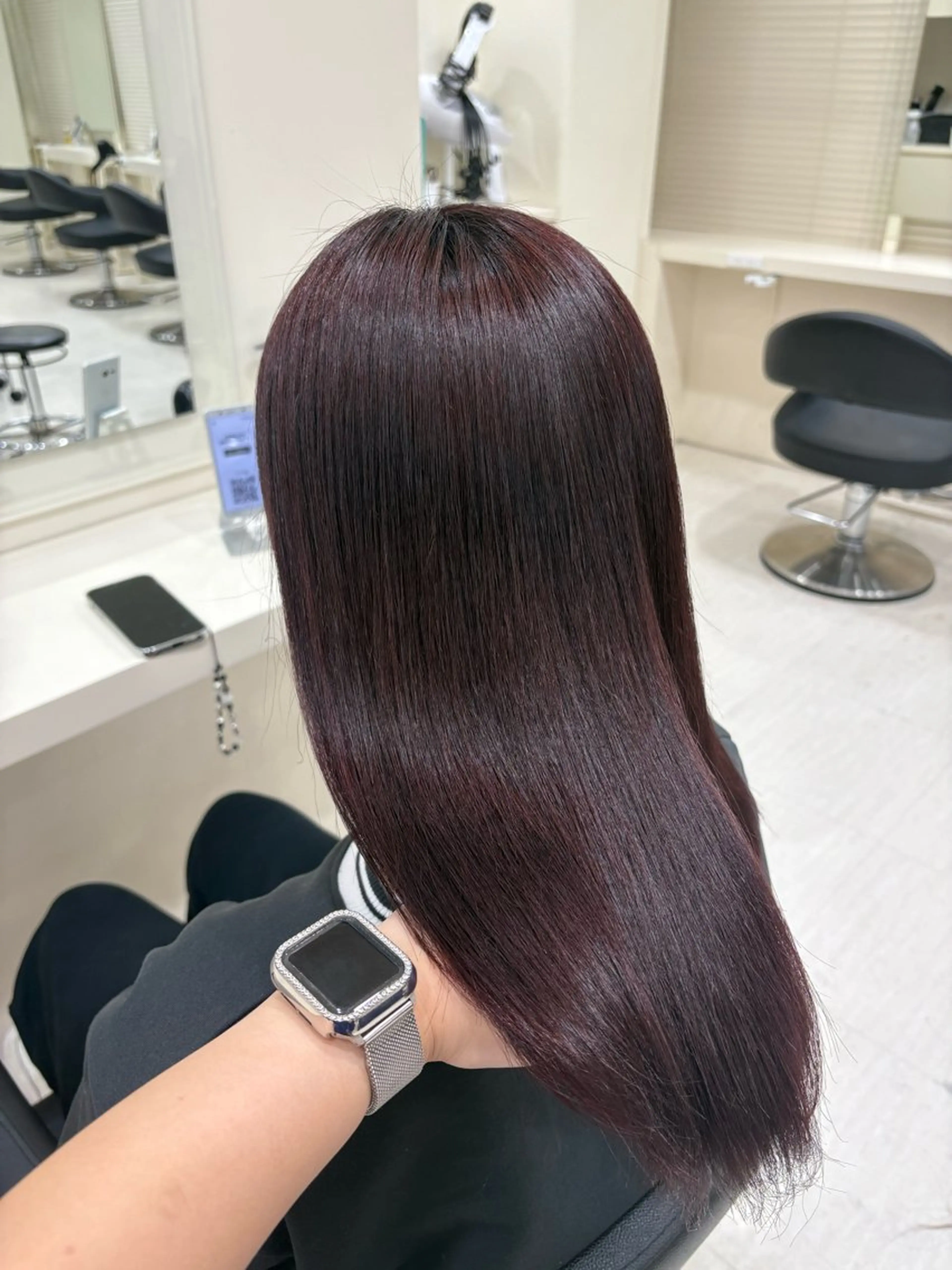 セミロング カラー カット ヘアカラー 💟RINNA 艶カラー💟のヘアスタイル