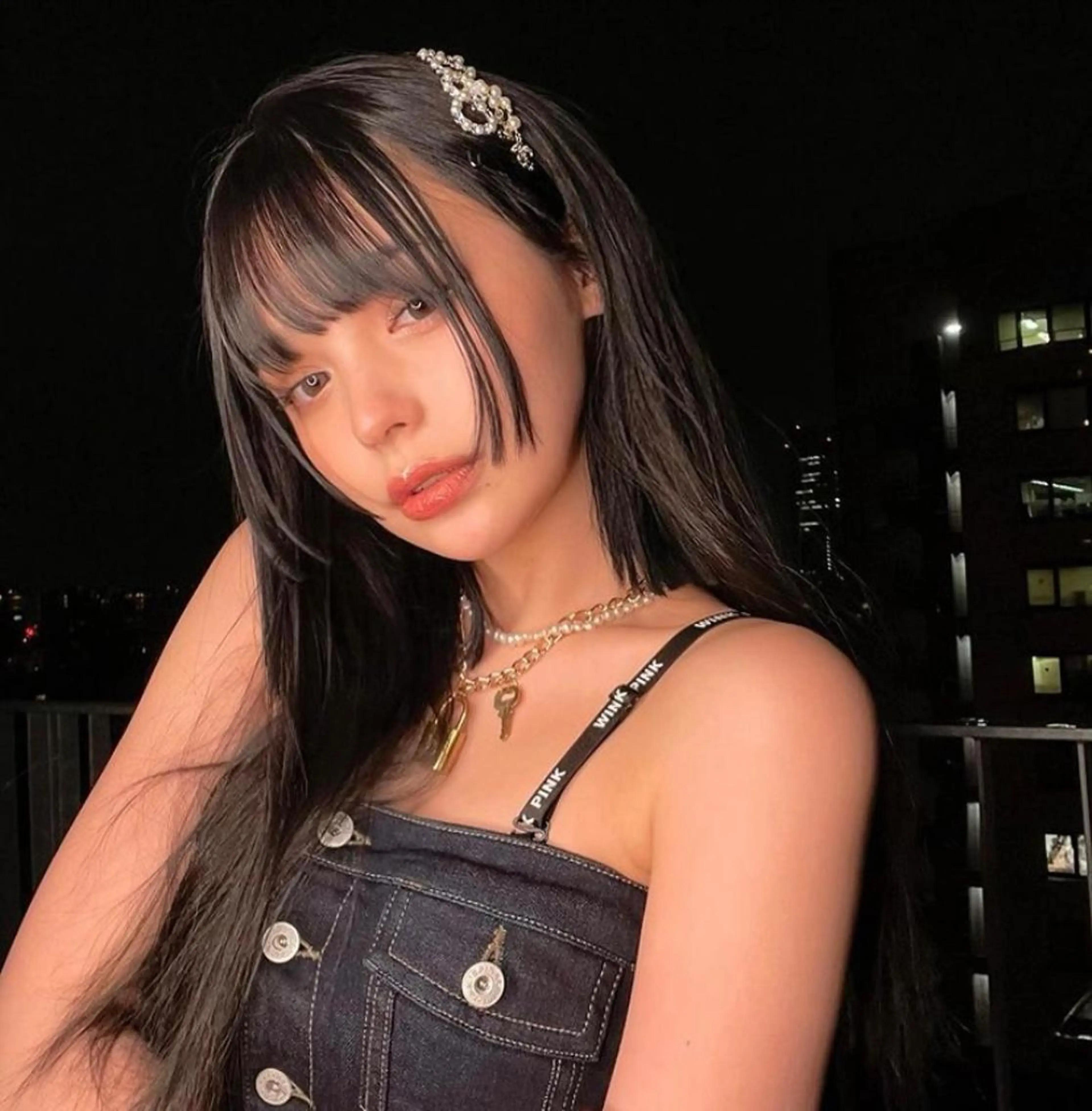 ロング カラー ヘアアレンジ 顔周りカット カット ヘアカラー トリートメント eN°byyoureshair所属・🎀若者人気No.1 湯川響🎀のヘアスタイル