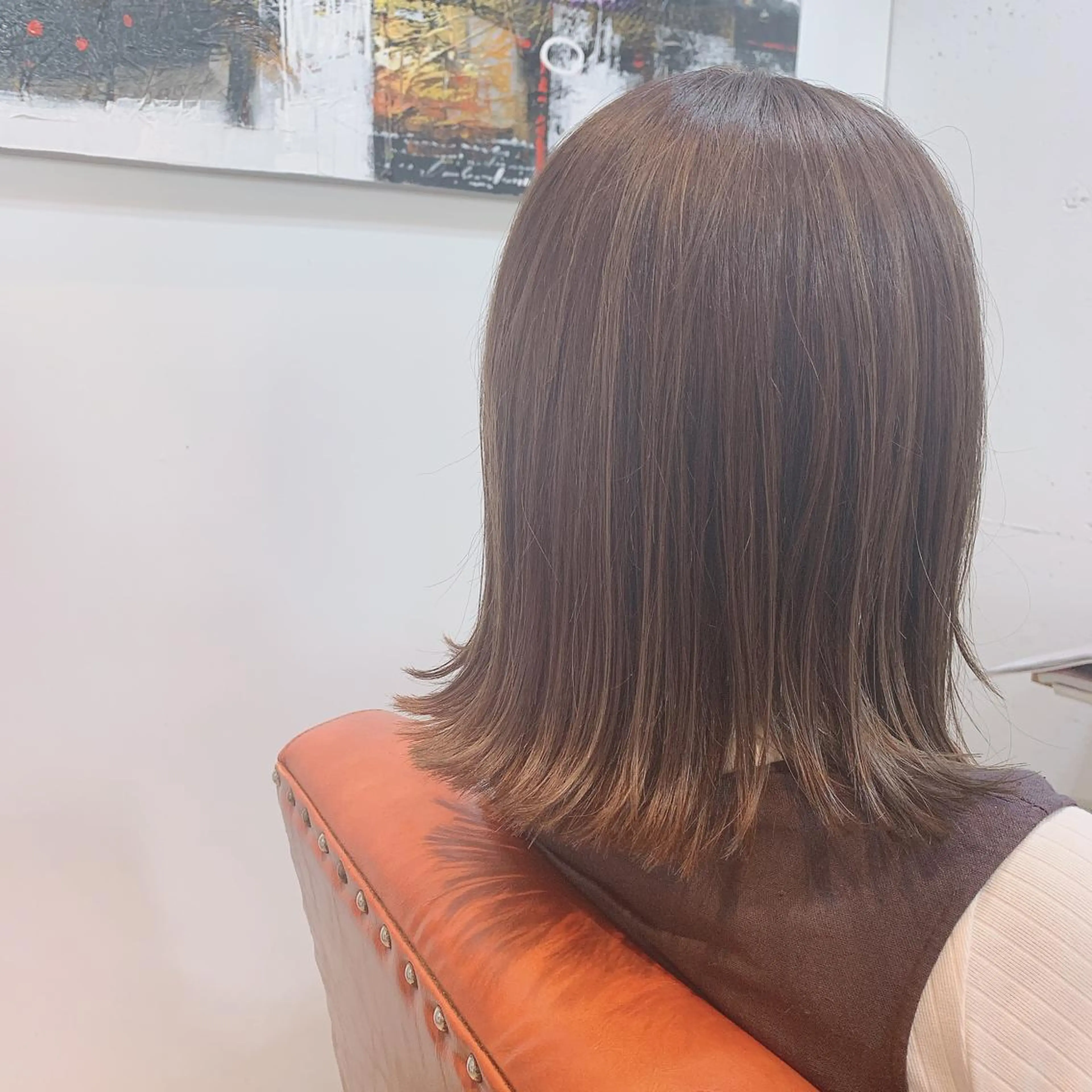 ミディアム カラー 博多|Sakurai Ayumiのヘアスタイル