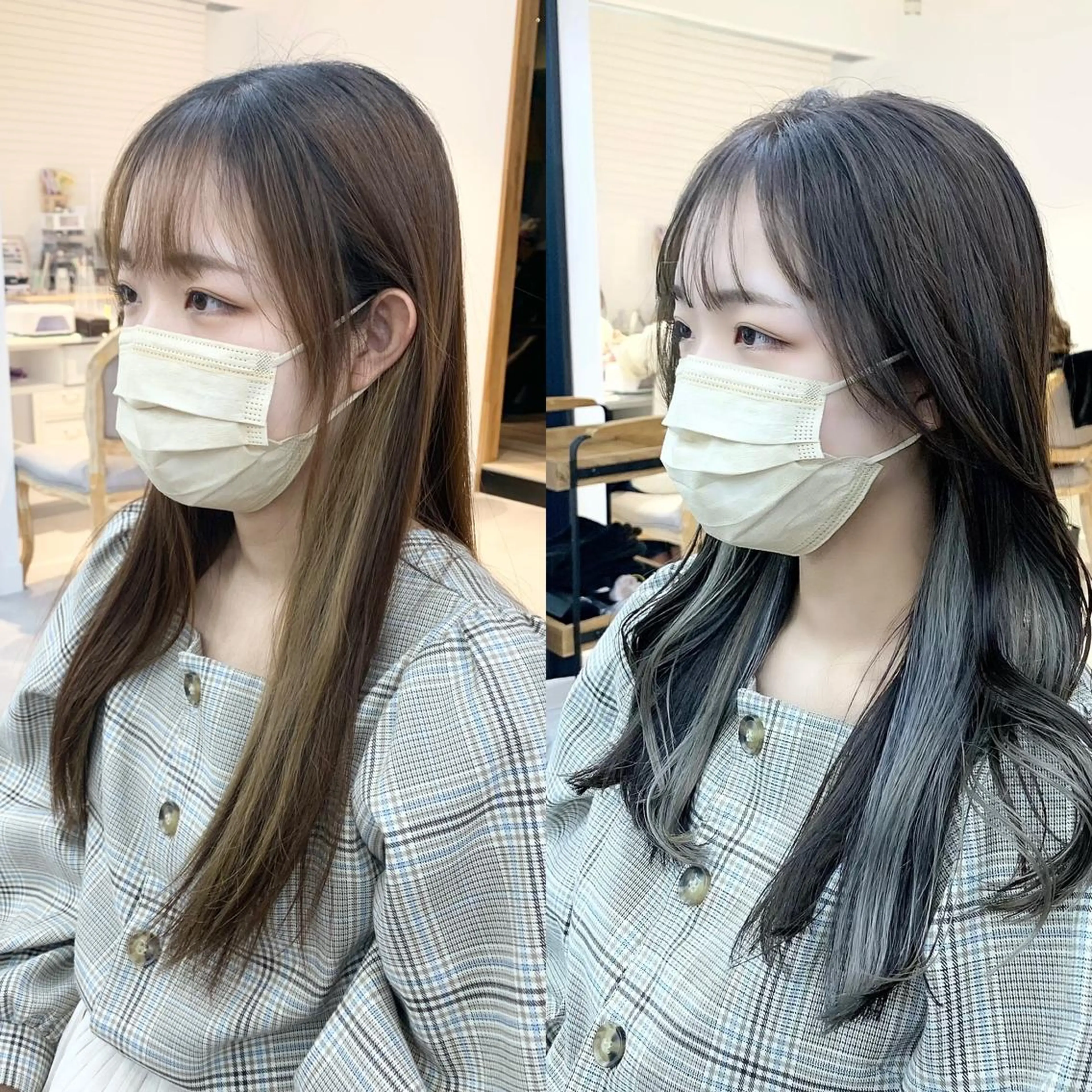 セミロング カラー パーマ ヘアアレンジ メンズ キッズ ネイル マツエク・マツパ アイブロウ カット トリートメント 似合わせレイヤー 🌿JUNのヘアスタイル