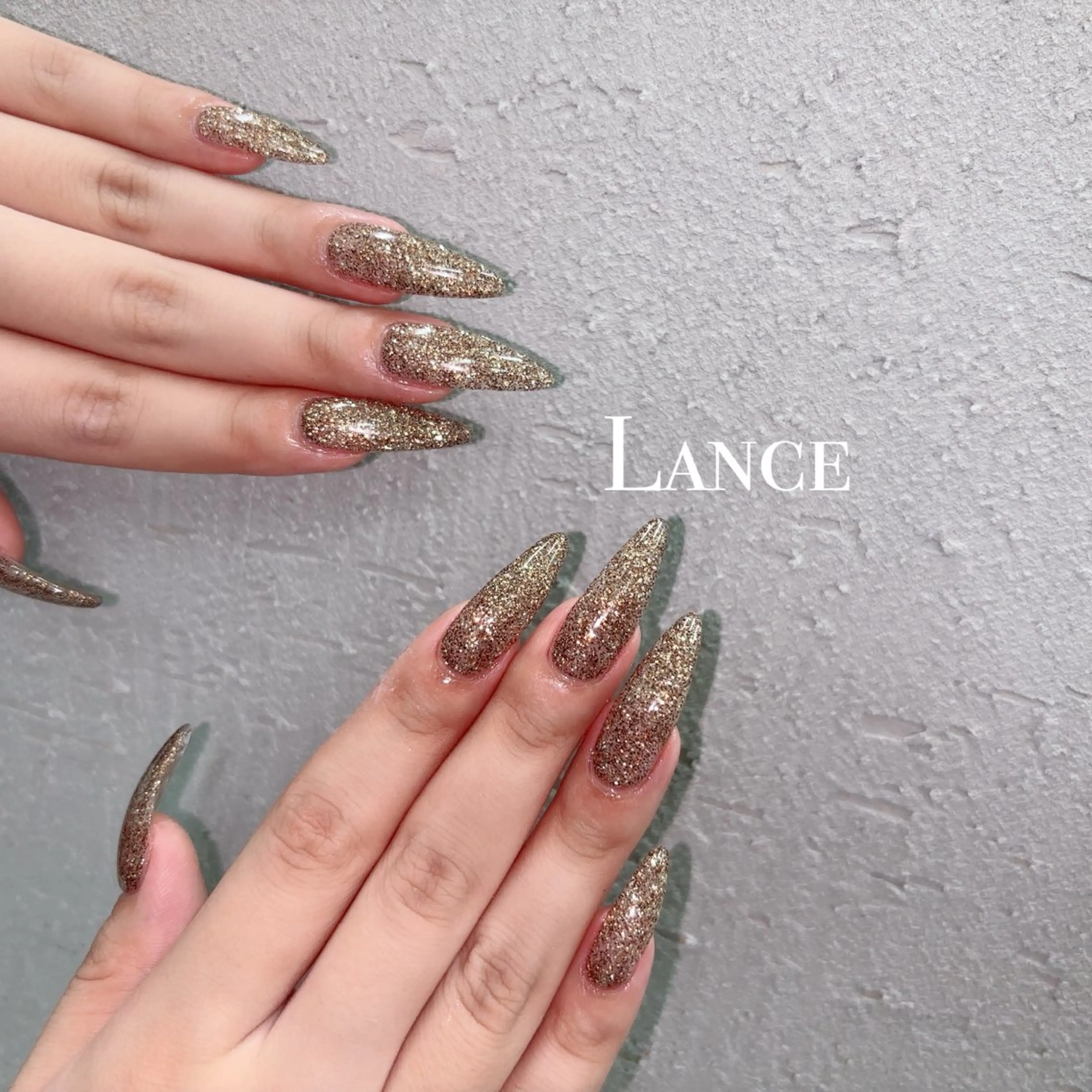 ネイル オーロラネイル フットネイル 氷ネイル・うるうるネイル キラキラネイル 韓国ネイル ハンドネイル Lance nailのネイルデザイン