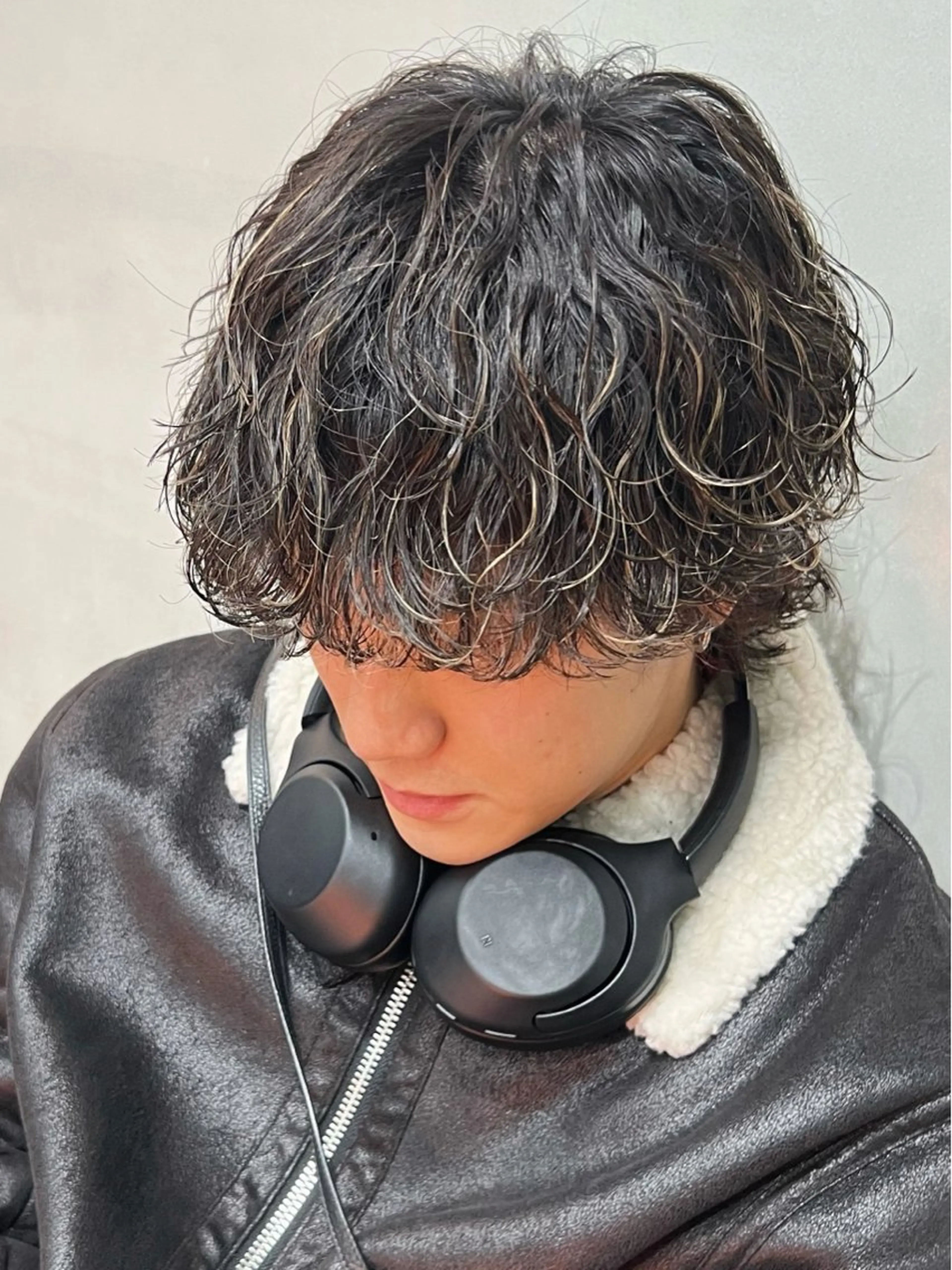 ショート メンズ メンズパーマ 波巻きパーマ メンズ特化型美容師 sakuraのヘアスタイル