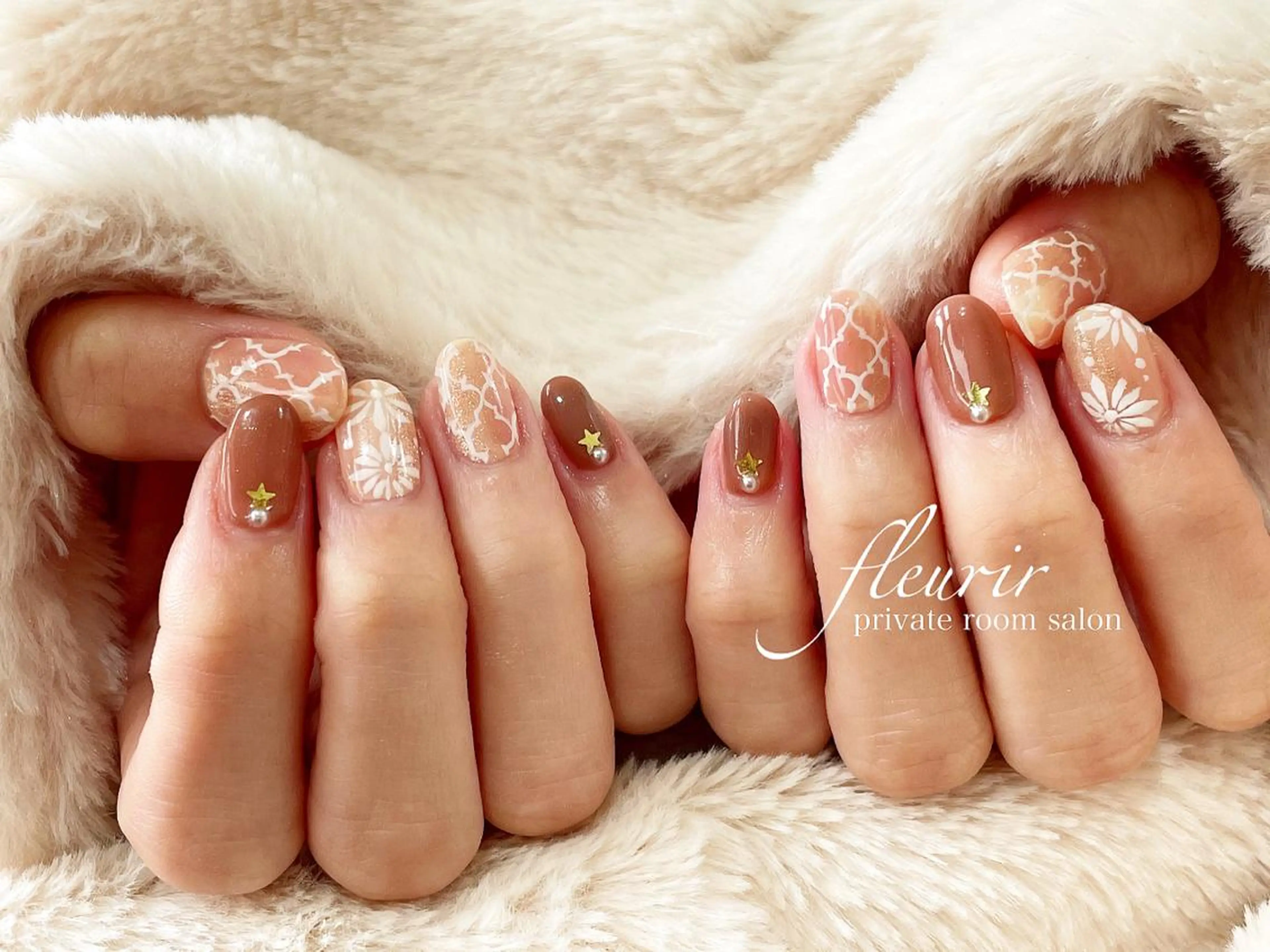 ネイル ワンカラーネイル フルリール 【プライベートサロンのネイルデザイン