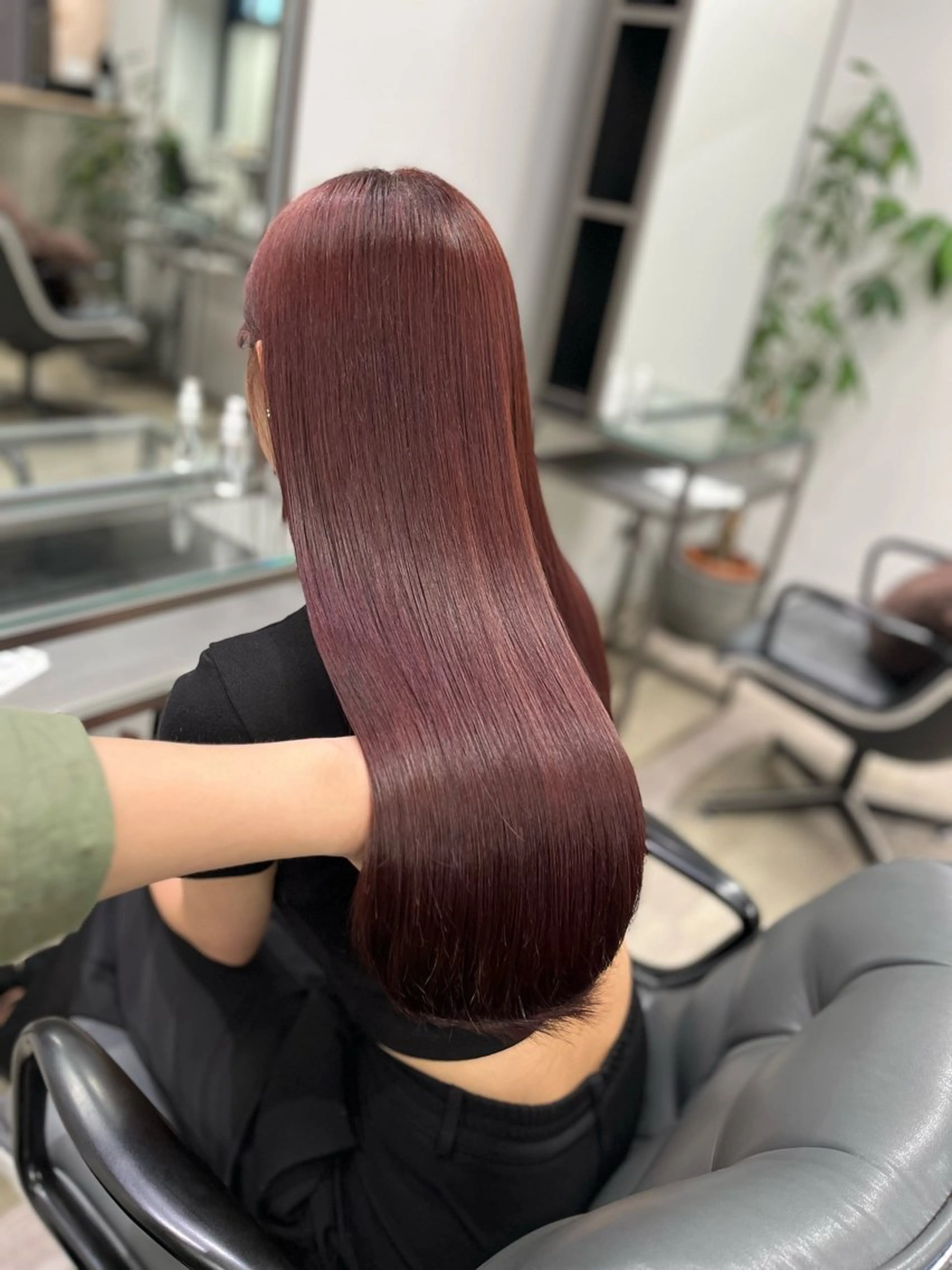 ロング カラー ブリーチ ケアブリーチ ダブルカラー ハイトーンカラー 髪質改善 ヘアカラー JIN/暖色カラー /髪質改善/艶髪のヘアスタイル