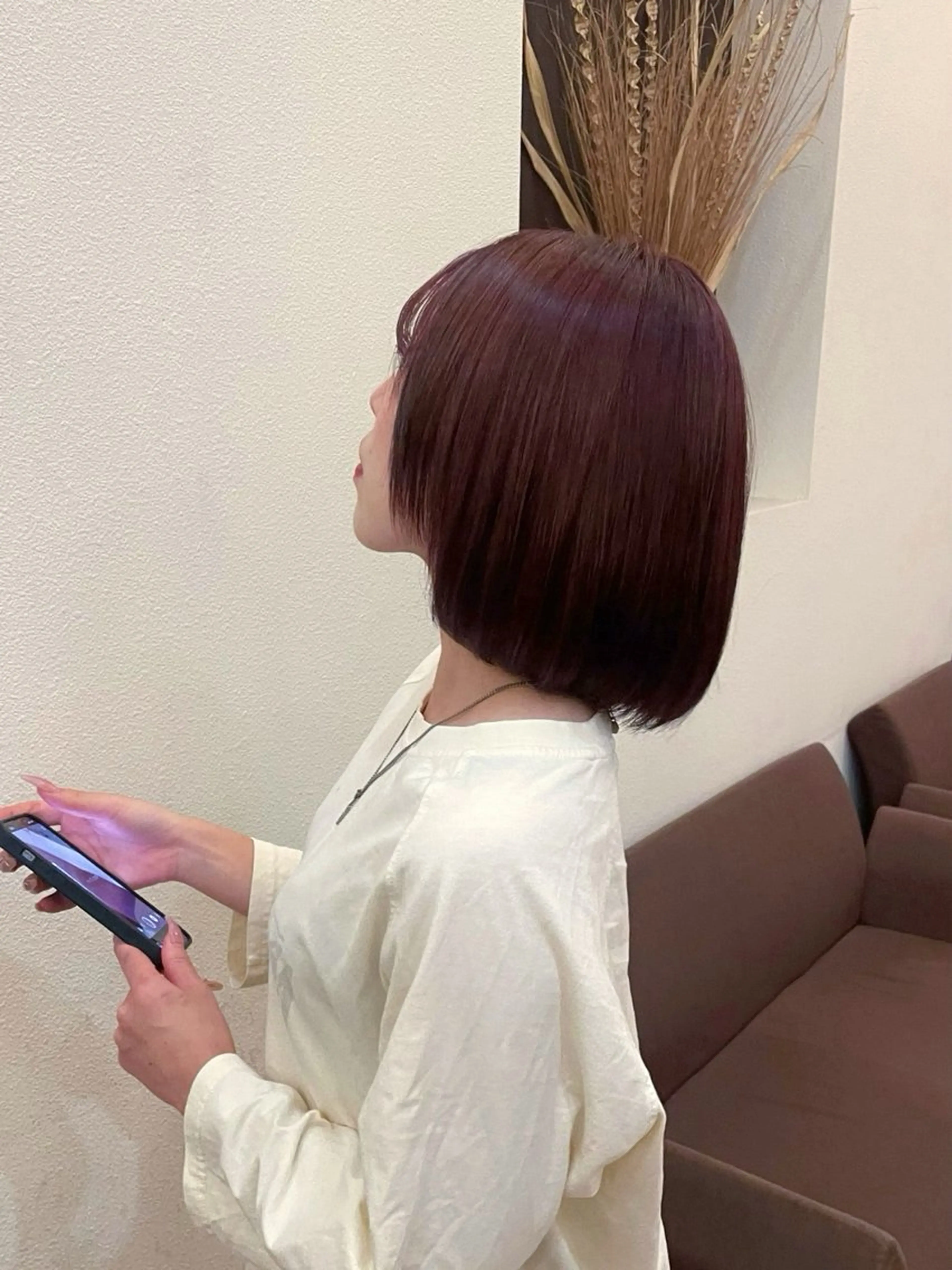 カラー 韓国ヘア/透明感カラ ー/メンズレディースのヘアスタイル