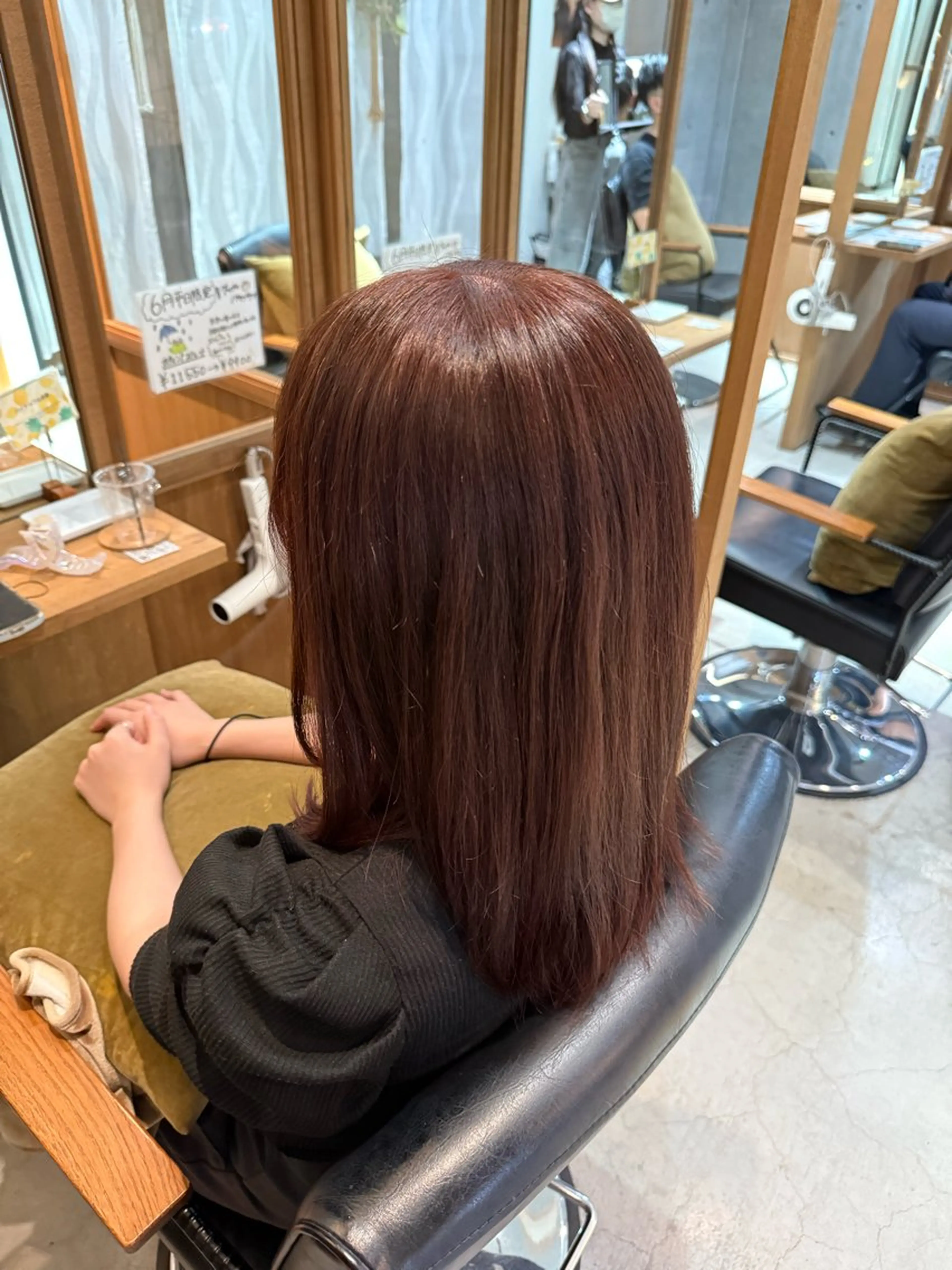 カラー ブラウンカラー ピンクカラー FERIA池田/ 大達咲月のヘアスタイル