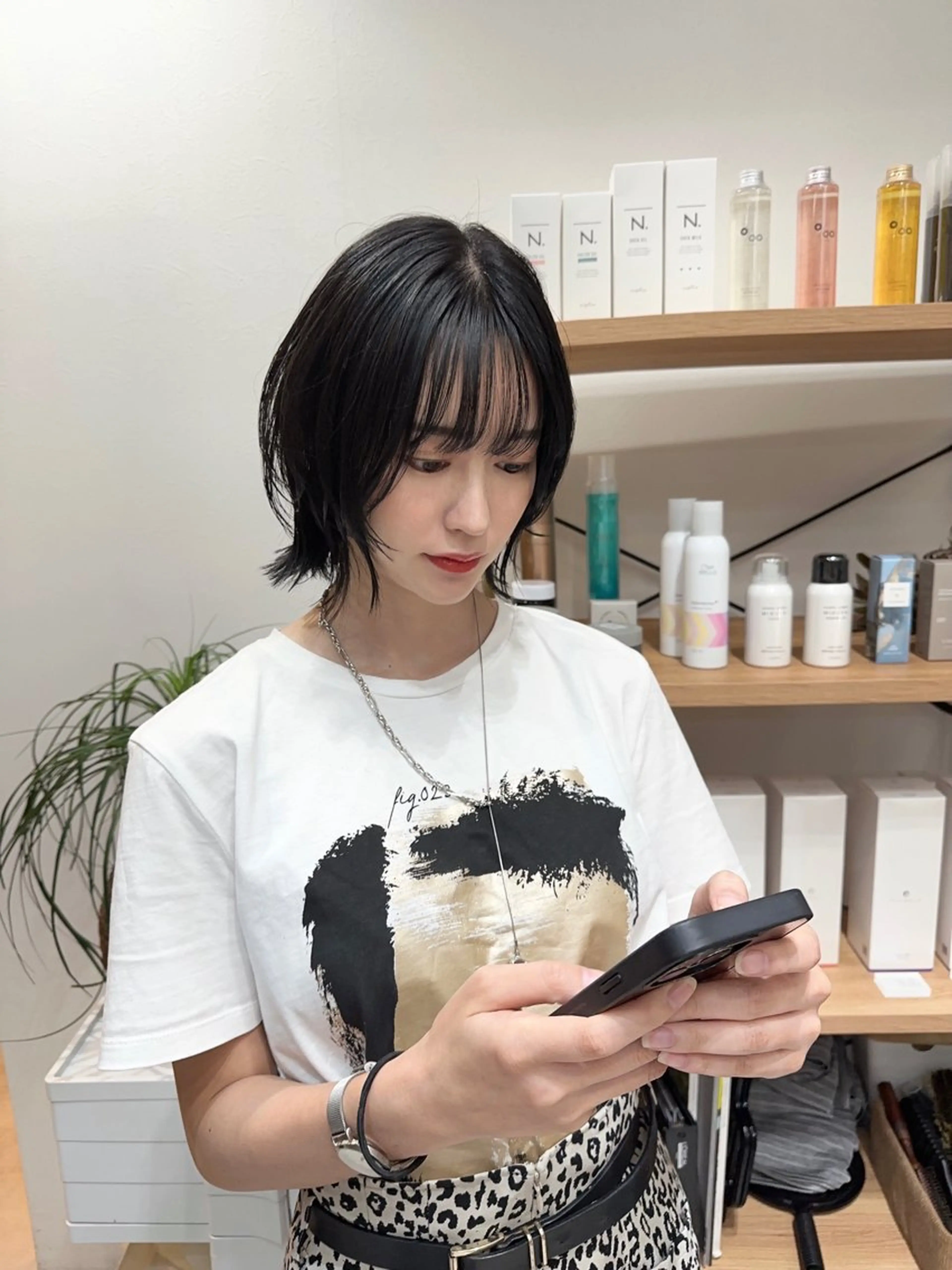 ショート ボブ ウルフカット ウルフボブ ヘアカラー トリートメント ✨透明感カラー 恵比寿HAYATO✨のヘアスタイル