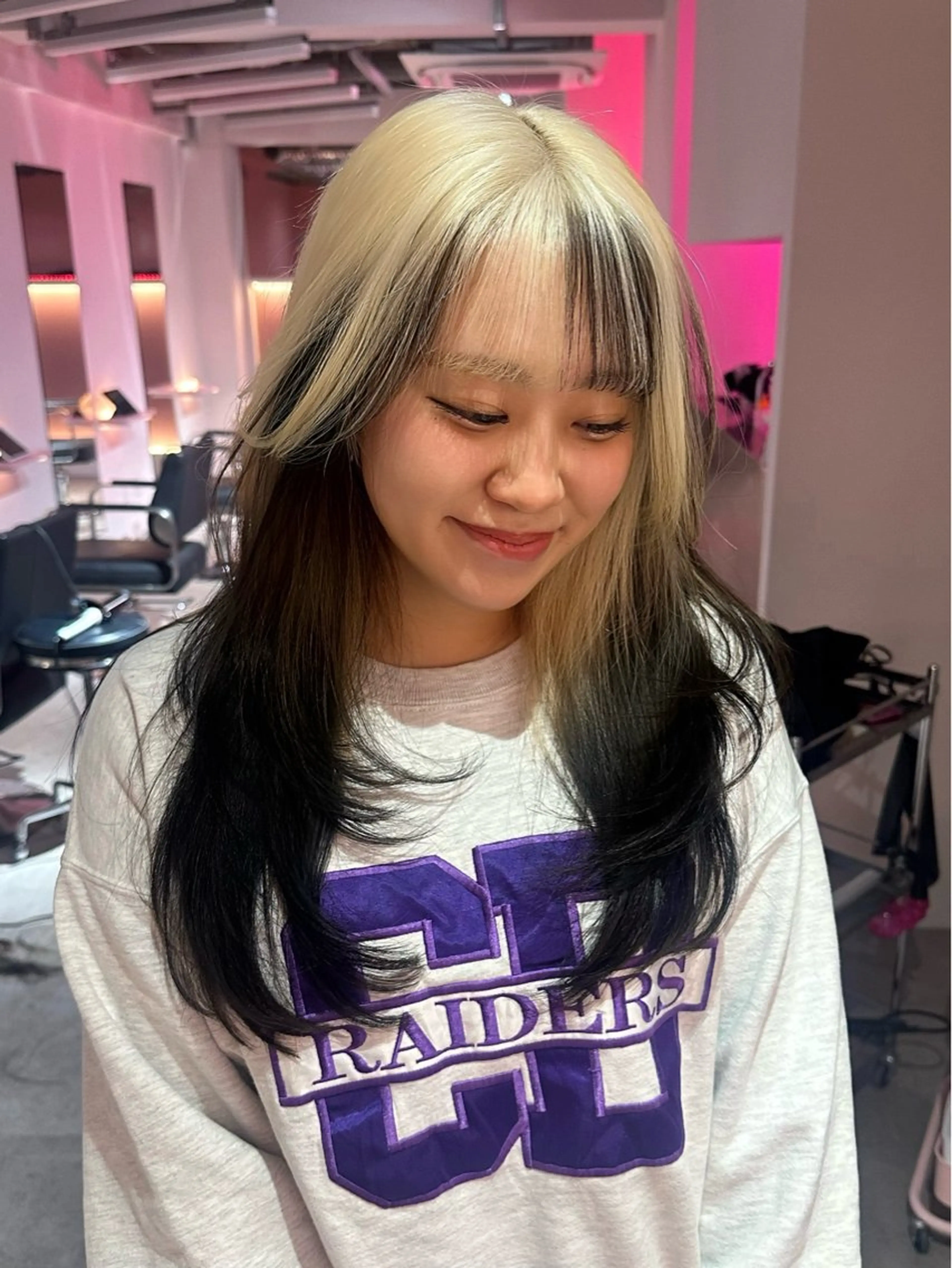 ロング ブリーチカラー 特化/MAHIROのヘアスタイル