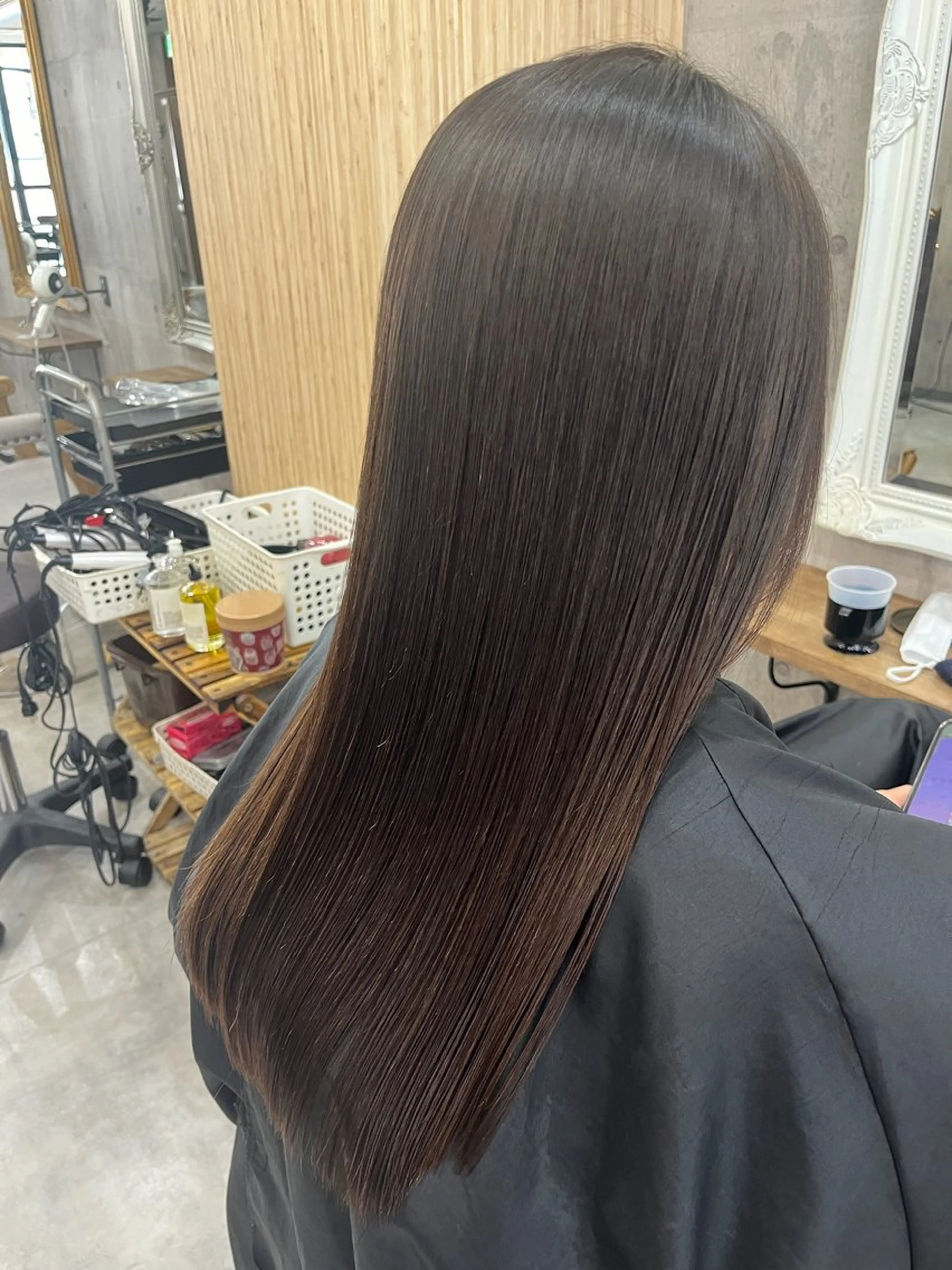 似合わせカット+美髪シルク縮毛矯正/髪質改善の写真