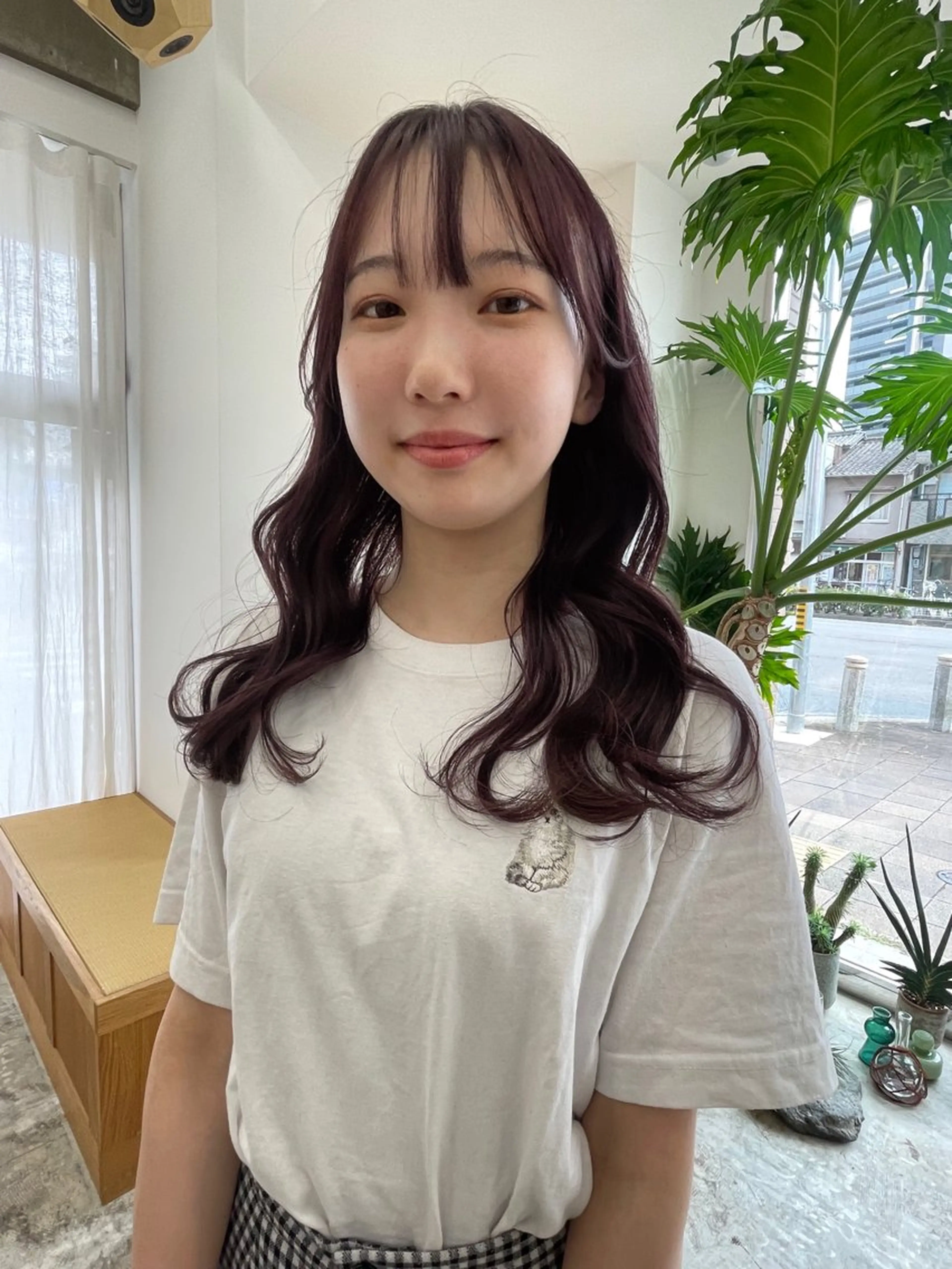 ロング カラー 垢抜けパツっとボブ/ SAHO / OAKのヘアスタイル