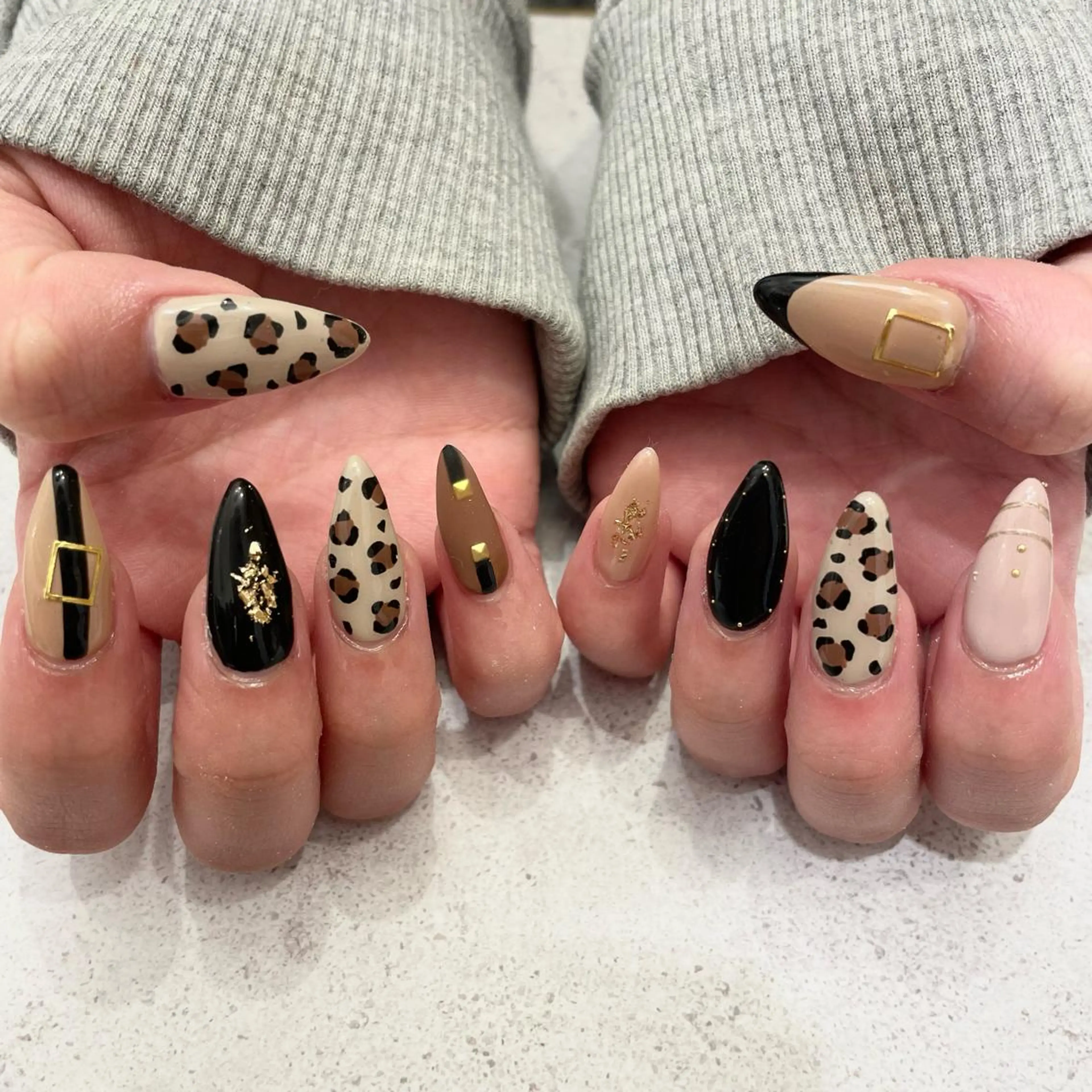 ネイル ハンドネイル Sea  nail by emaのネイルデザイン