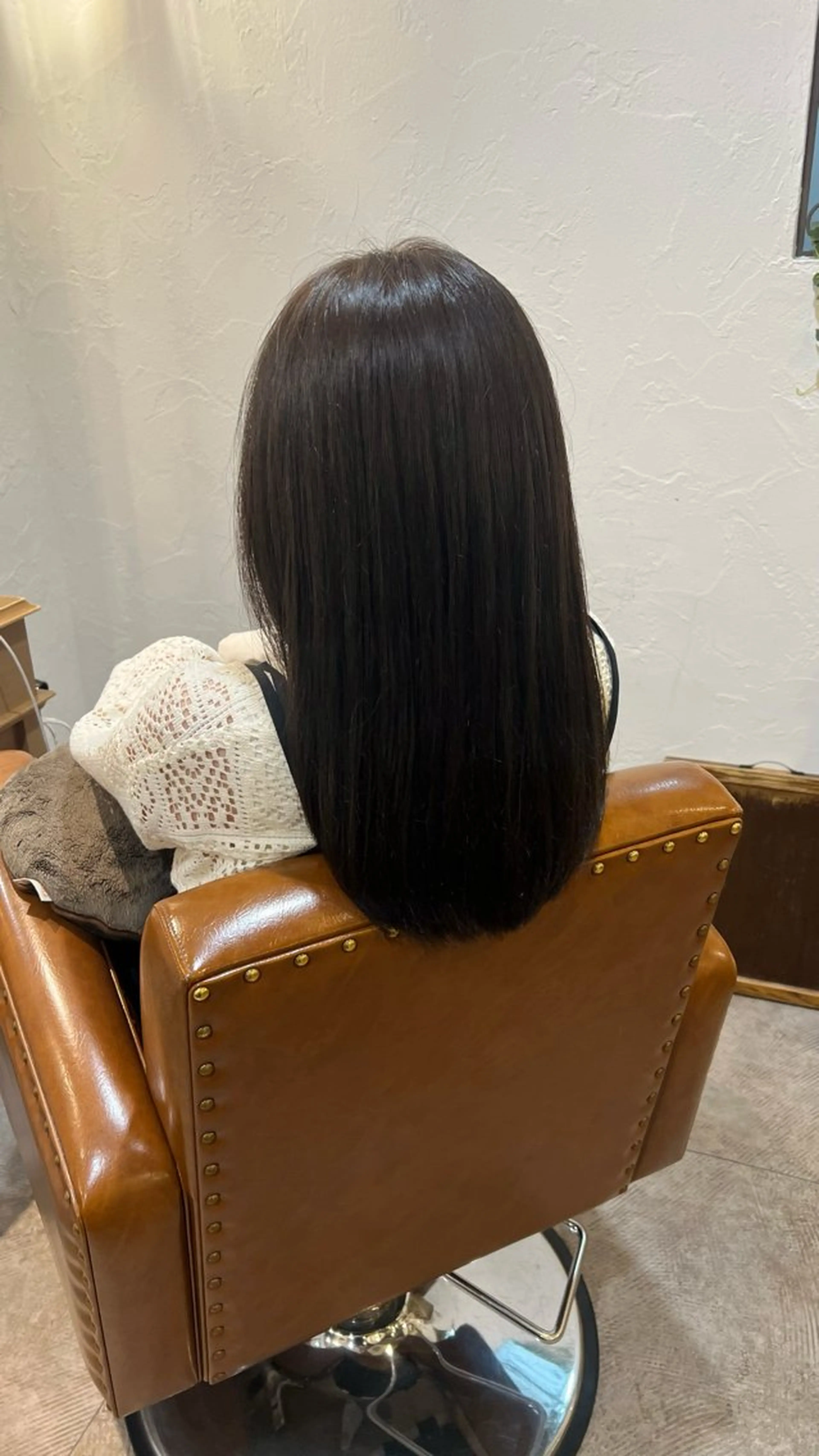 セミロング カラー アッシュ 透明感カラー カット無料｜レイヤー カット｜韓国モテへアのヘアスタイル