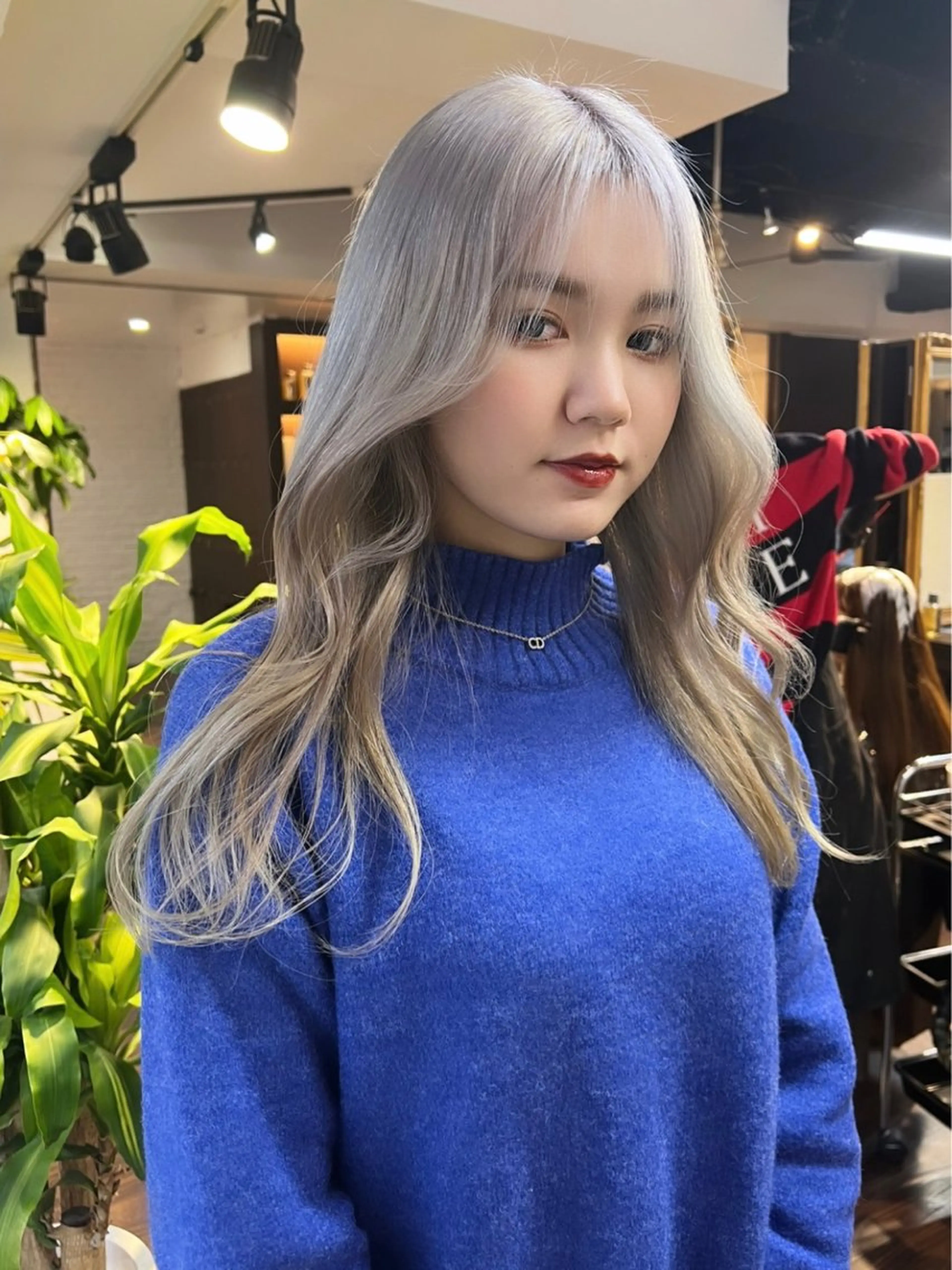 ロング カラー ブリーチ ケアブリーチ 透明感カラー デザインカラー ダブルカラー nendo_hair所属・ハイトーン/ボブ 🎀sonokaのヘアスタイル