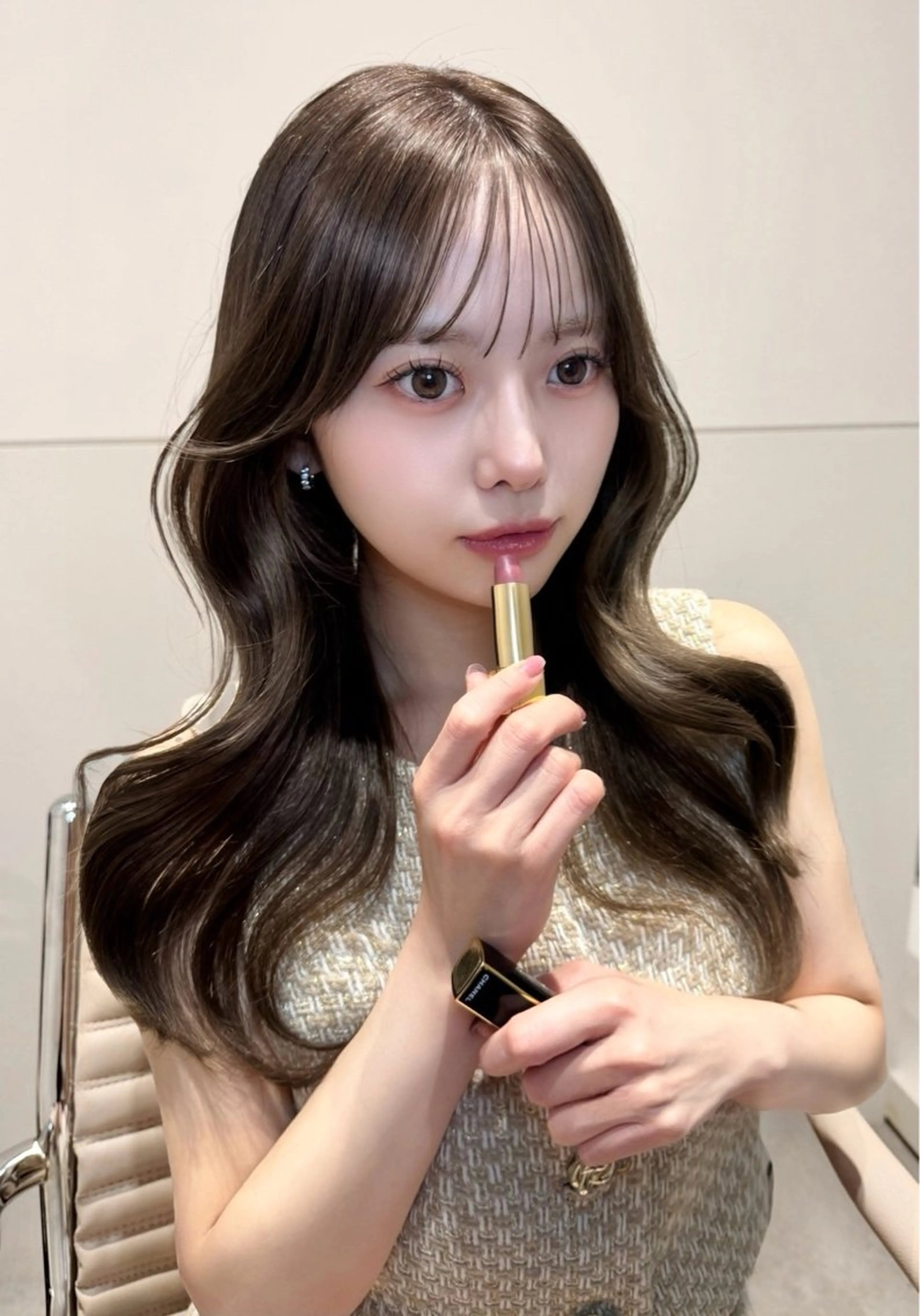 セミロング 𝑀𝐼𝐾𝑈🤍 SALOWIN銀座のヘアスタイル