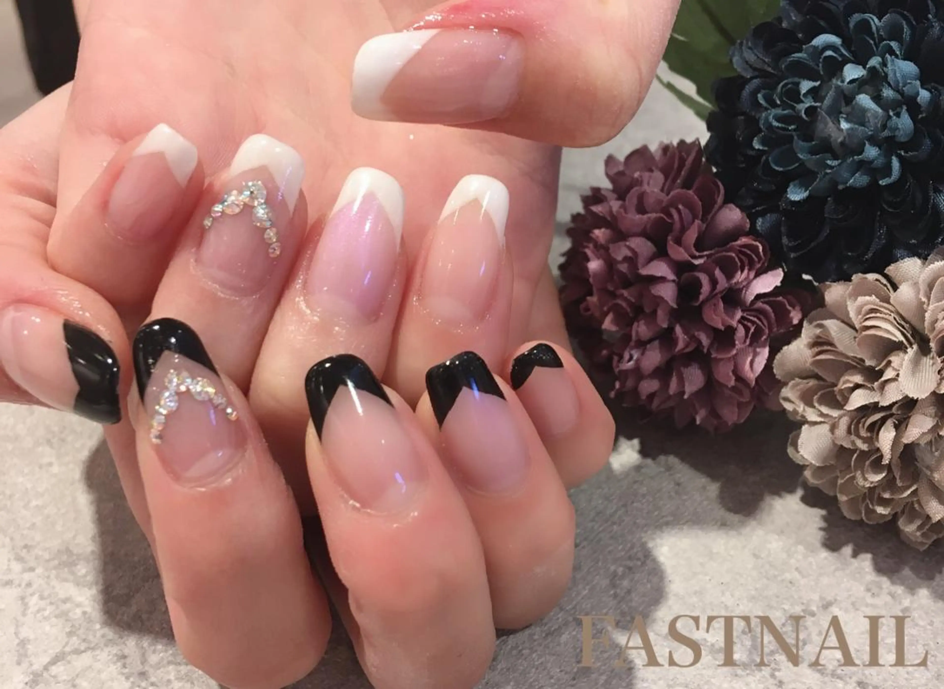 ネイル ストーンネイル ファストネイル 静岡パルシェ店のネイルデザイン