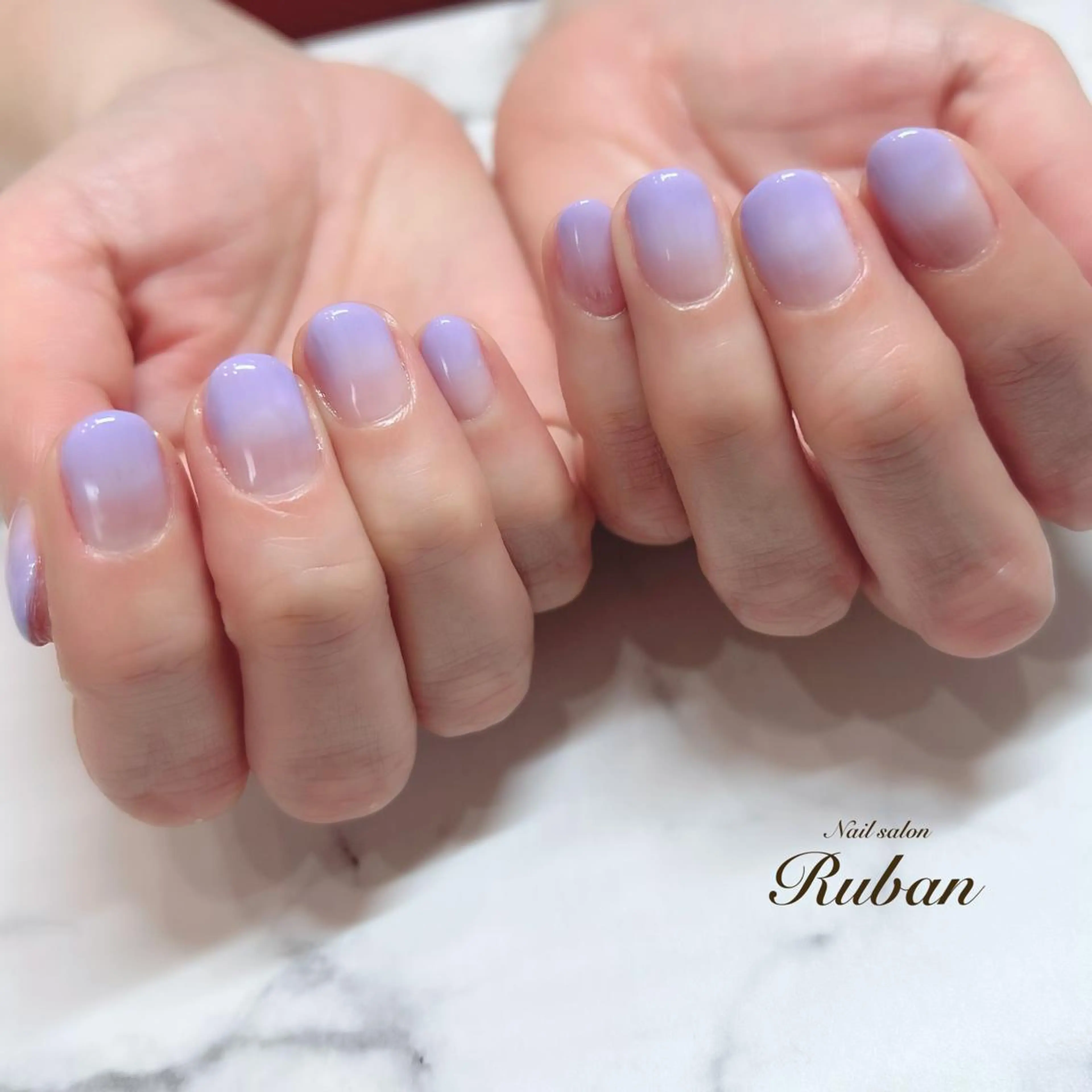 ネイル グラデーション パープル Nail salon Ruban所属・Nail salon Rubanのネイルデザイン