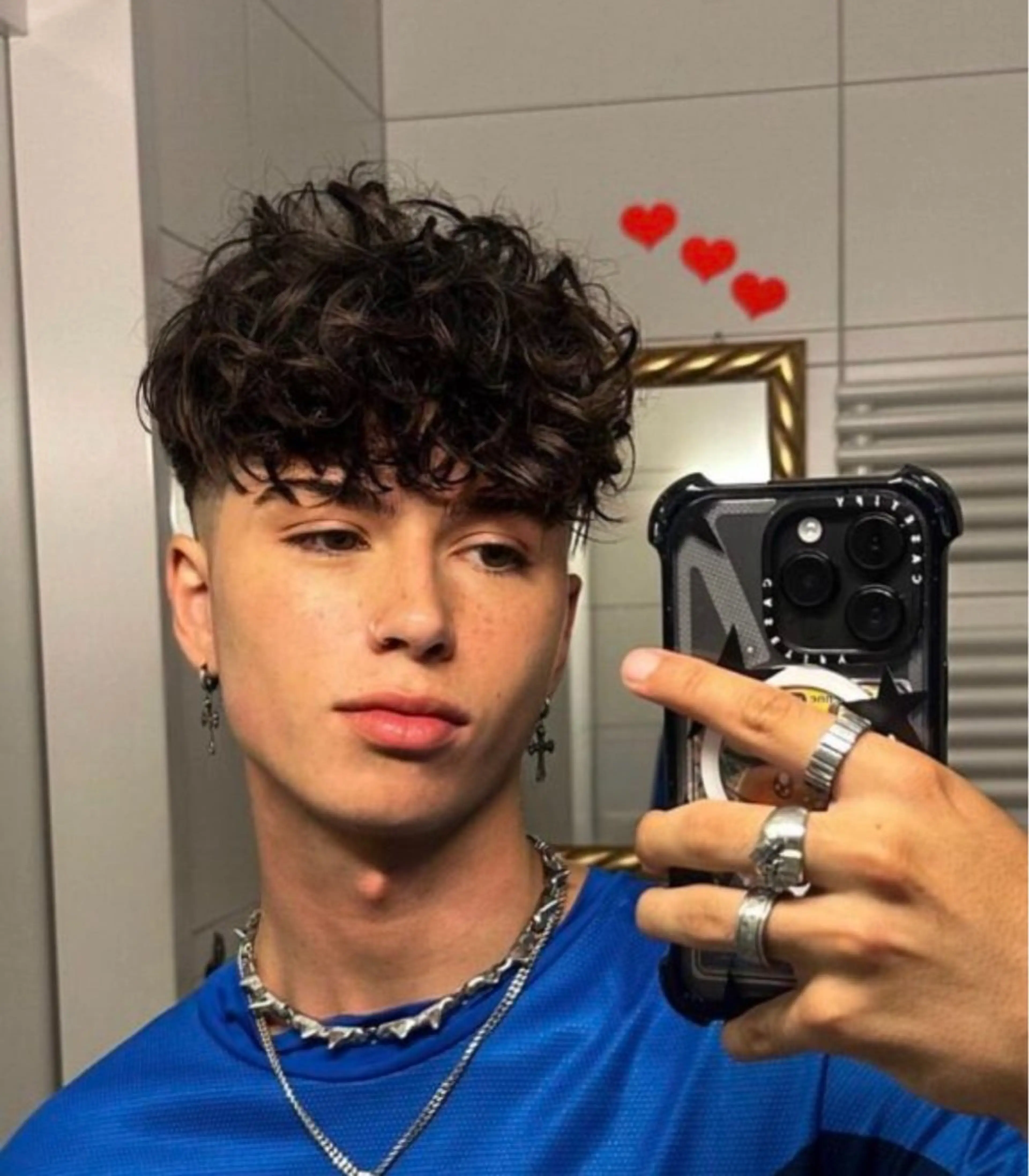 【海外風💥】カット＋パーマ＋ワンカラーの写真