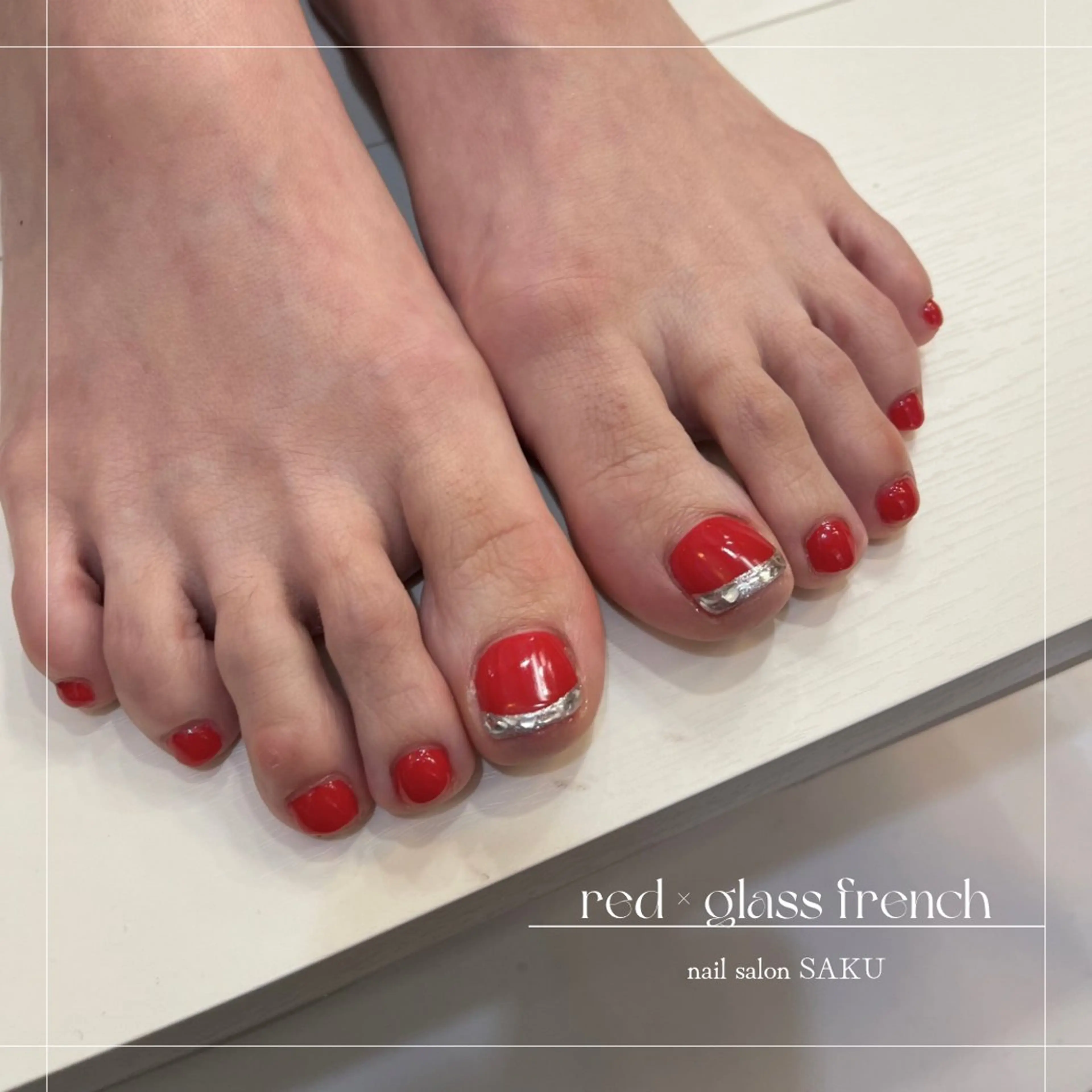 ネイル ニュアンスネイル シンプルネイル フットネイル SAKU  nail[サクネイル]所属・SAKU nail 作島茜のネイルデザイン