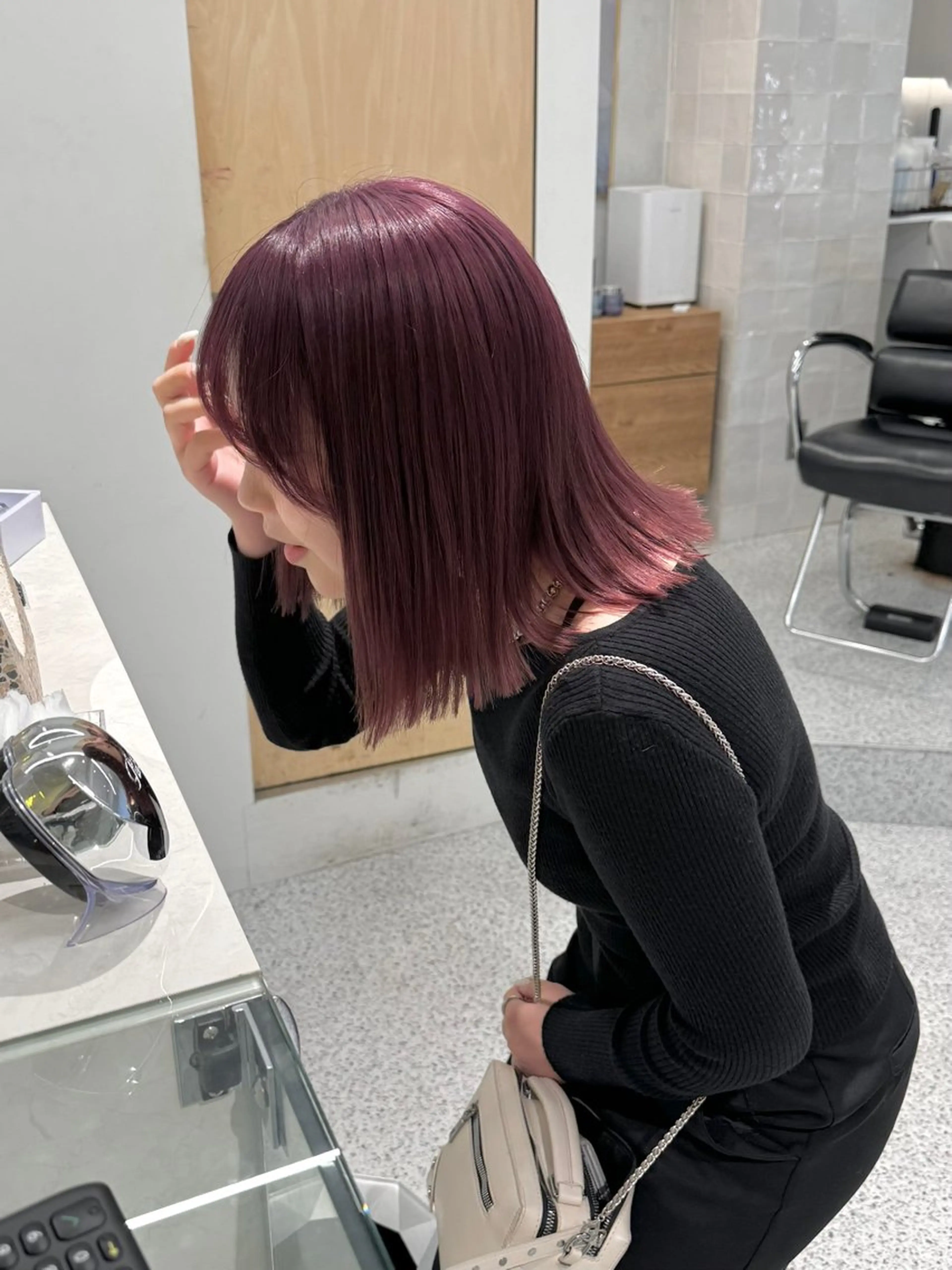 ショート ヘアカラー トリートメント 韓国ヘア🤍 ayanaのヘアスタイル