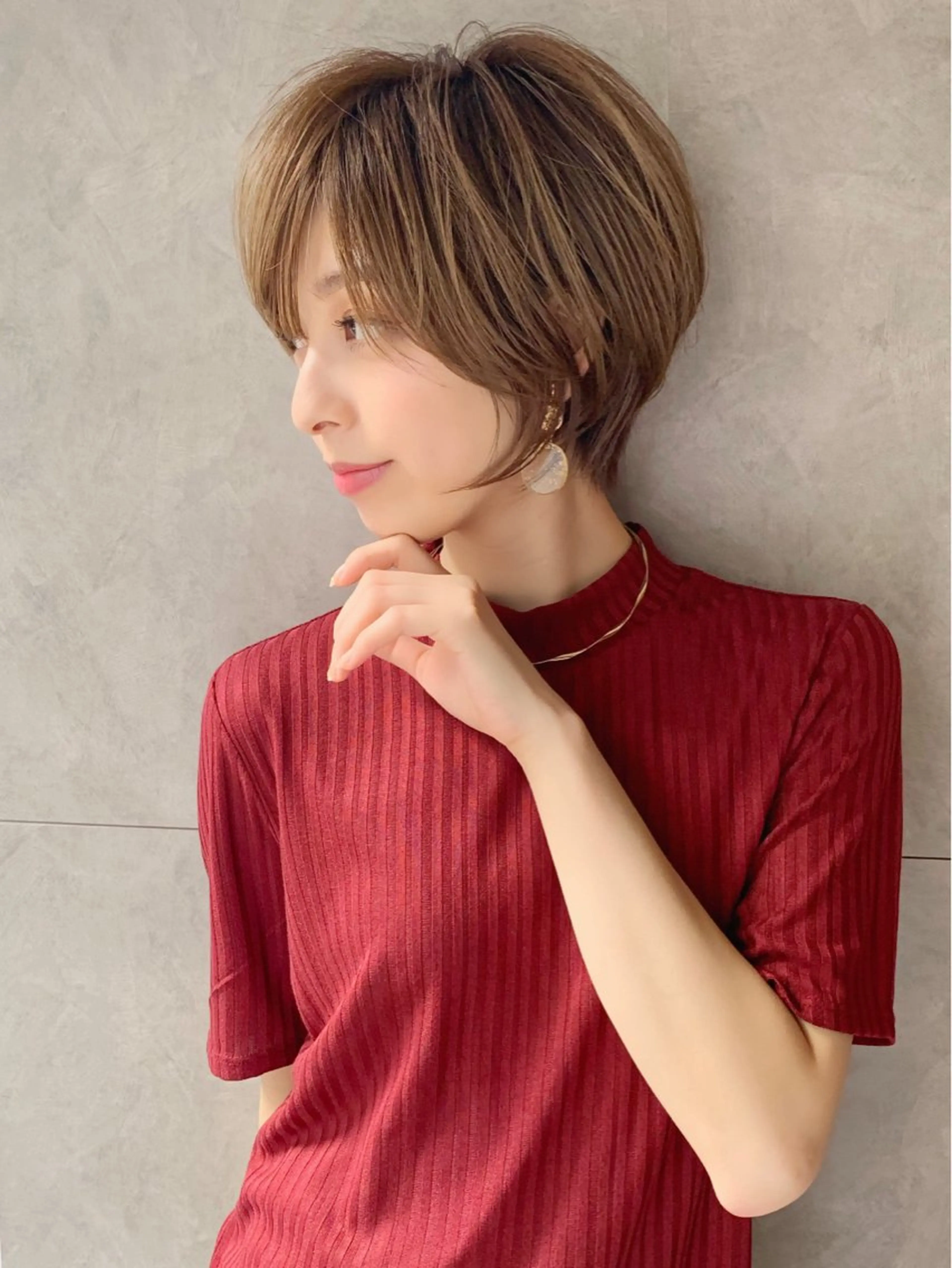 ショート 無料カットモデル /小顔ショート/荒砂のヘアスタイル