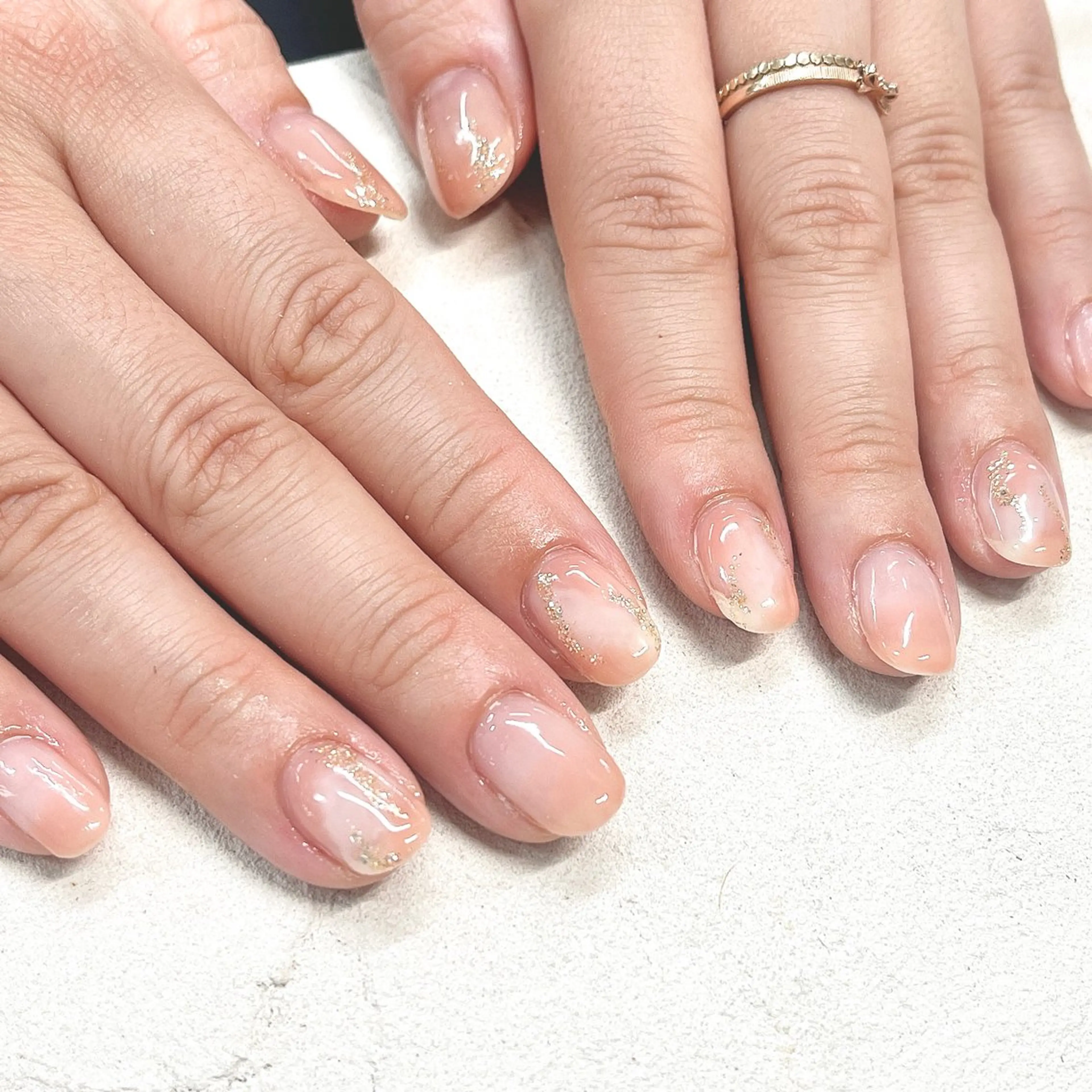 ネイル アートネイル クリアネイル フットネイル フレンチネイル ジェルネイル Bianca市ヶ谷店 Aiuraのネイルデザイン