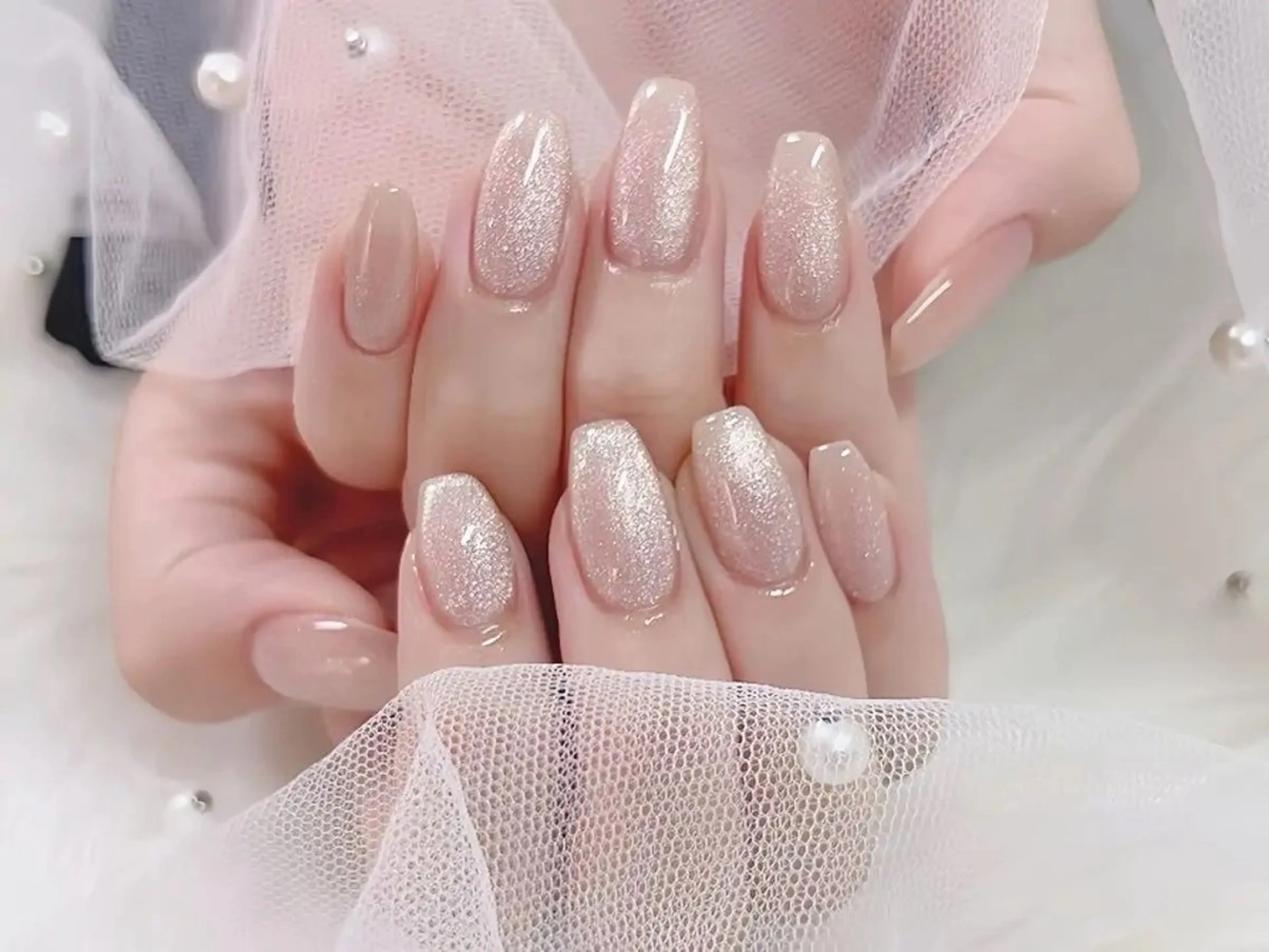 うる艶ミラーorぷるぷるマグネット【オフ込み/フィルイン施術】パラジェル取扱◎の写真