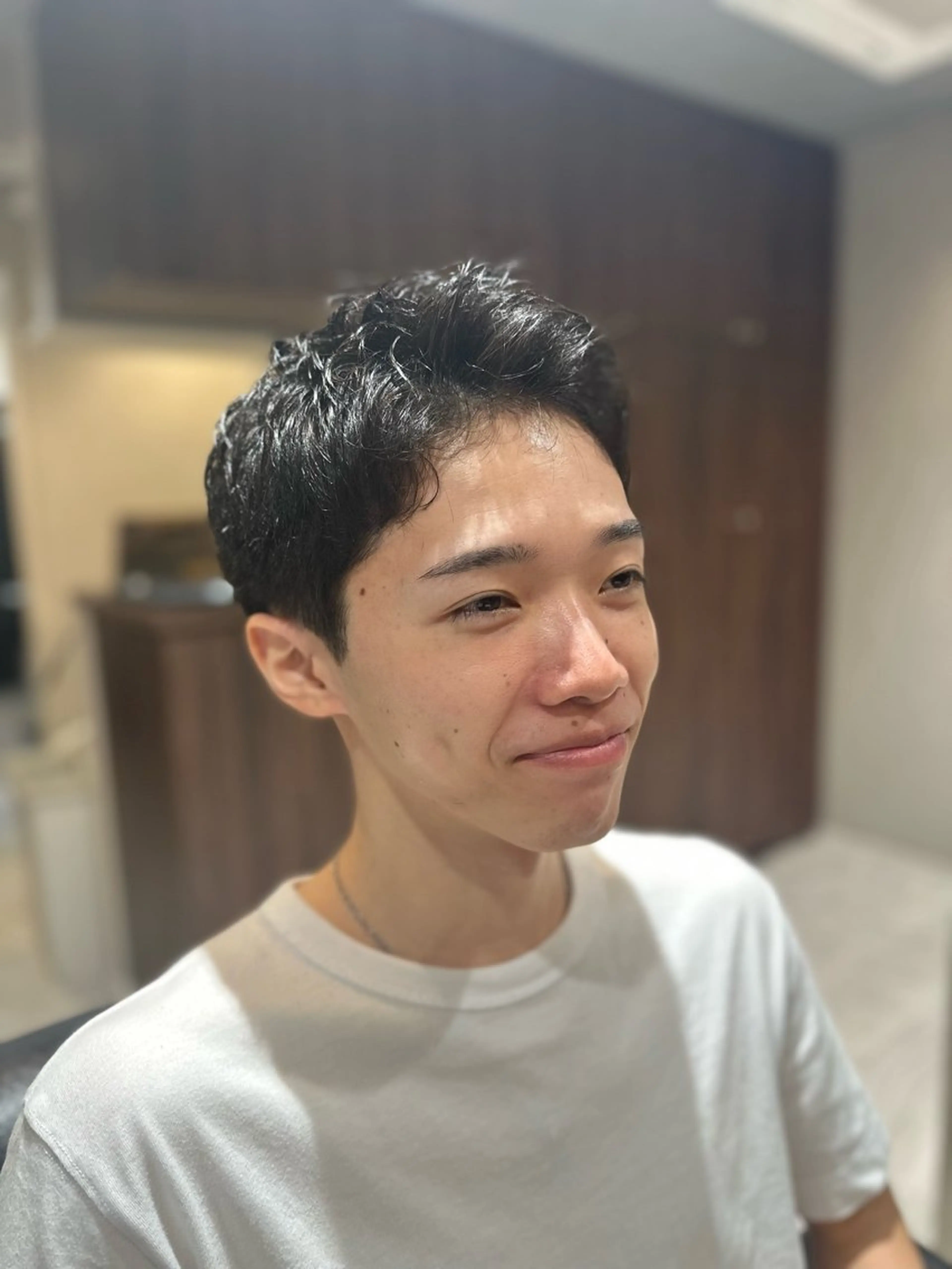 ショート メンズ くせ毛 ショートヘア カット KEEN クリエイティブヘアー所属・大貫 真実也のヘアスタイル