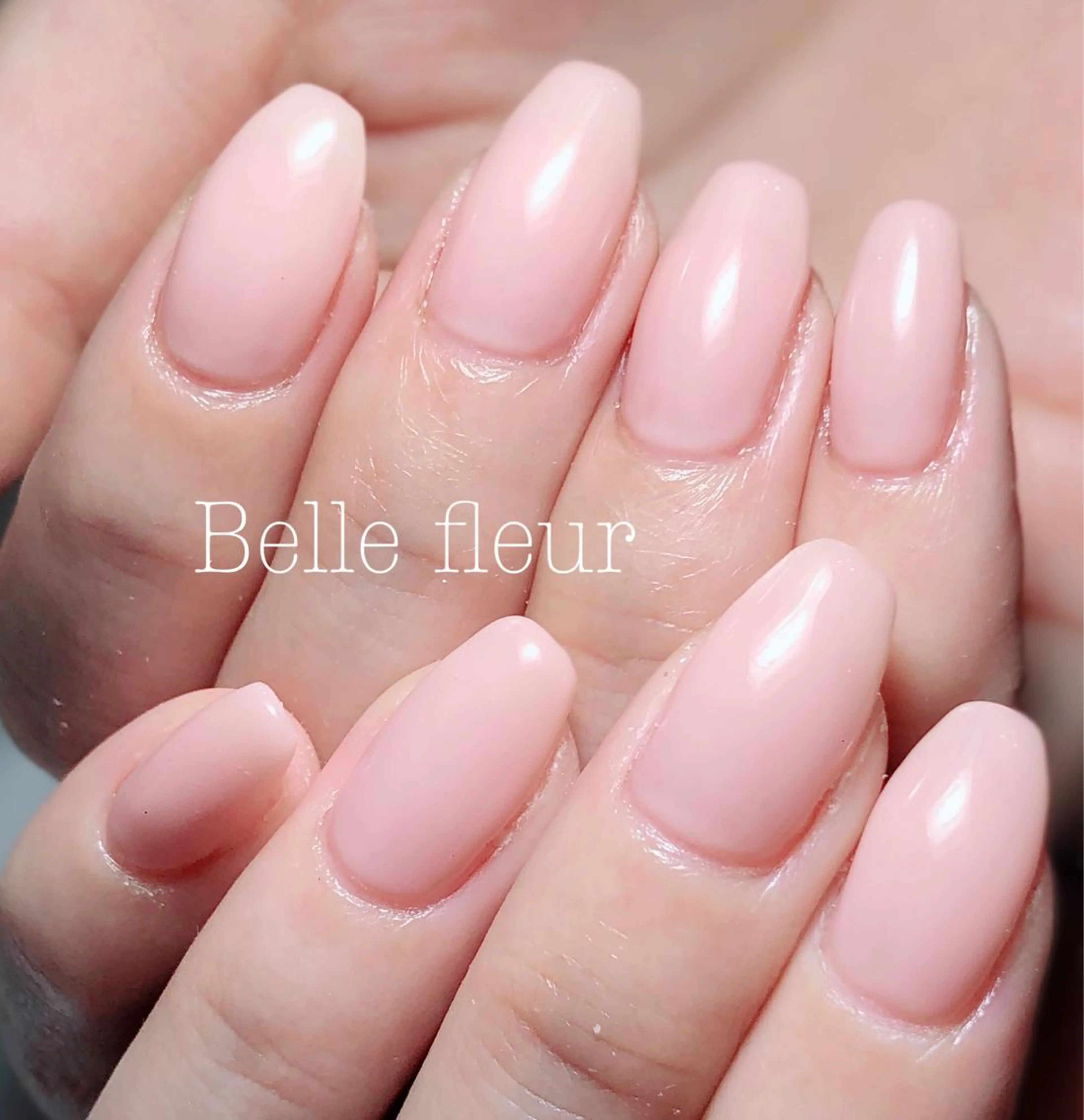 セミロング ネイル Belle fleurのネイルデザイン