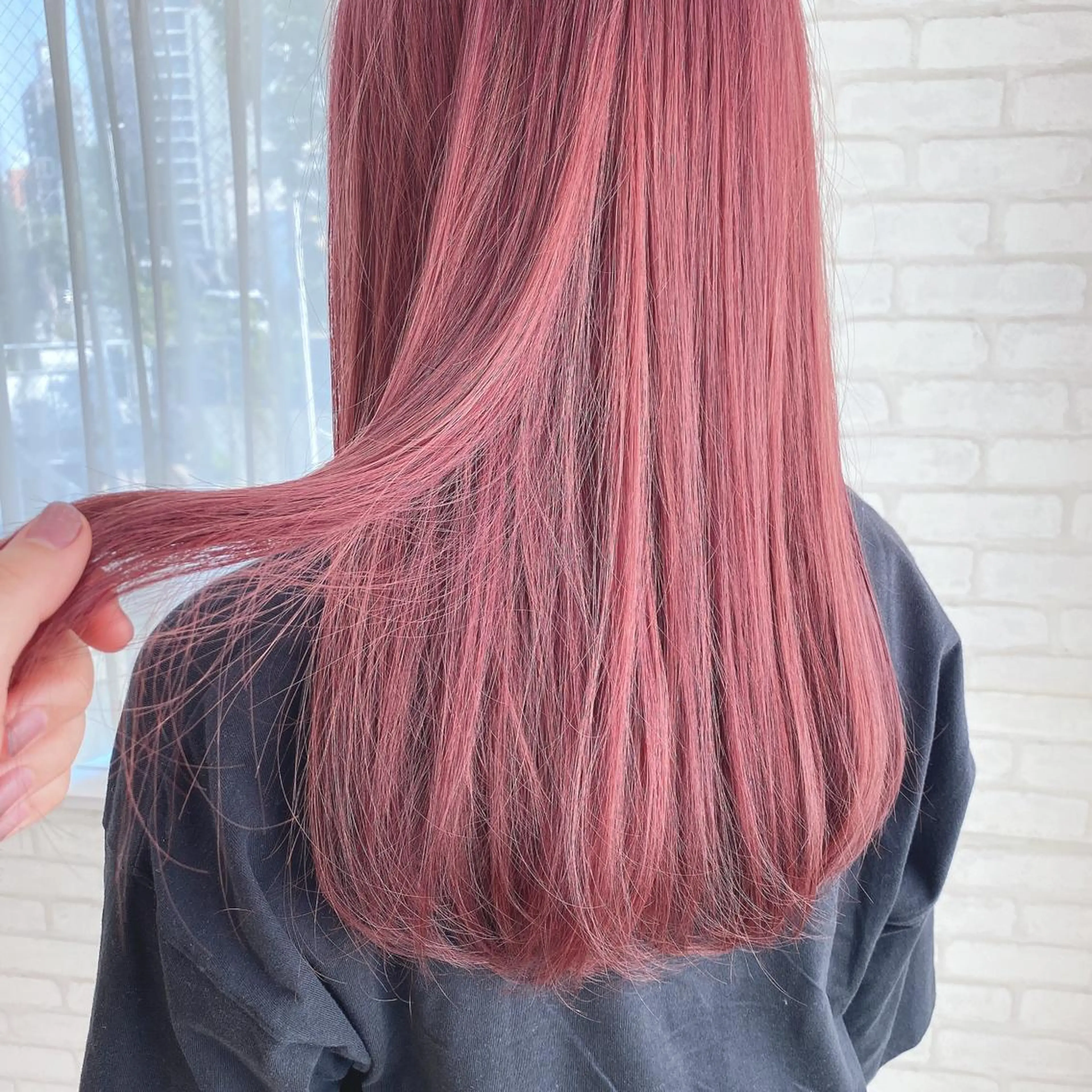 セミロング カラー abilita AZUSAのヘアスタイル