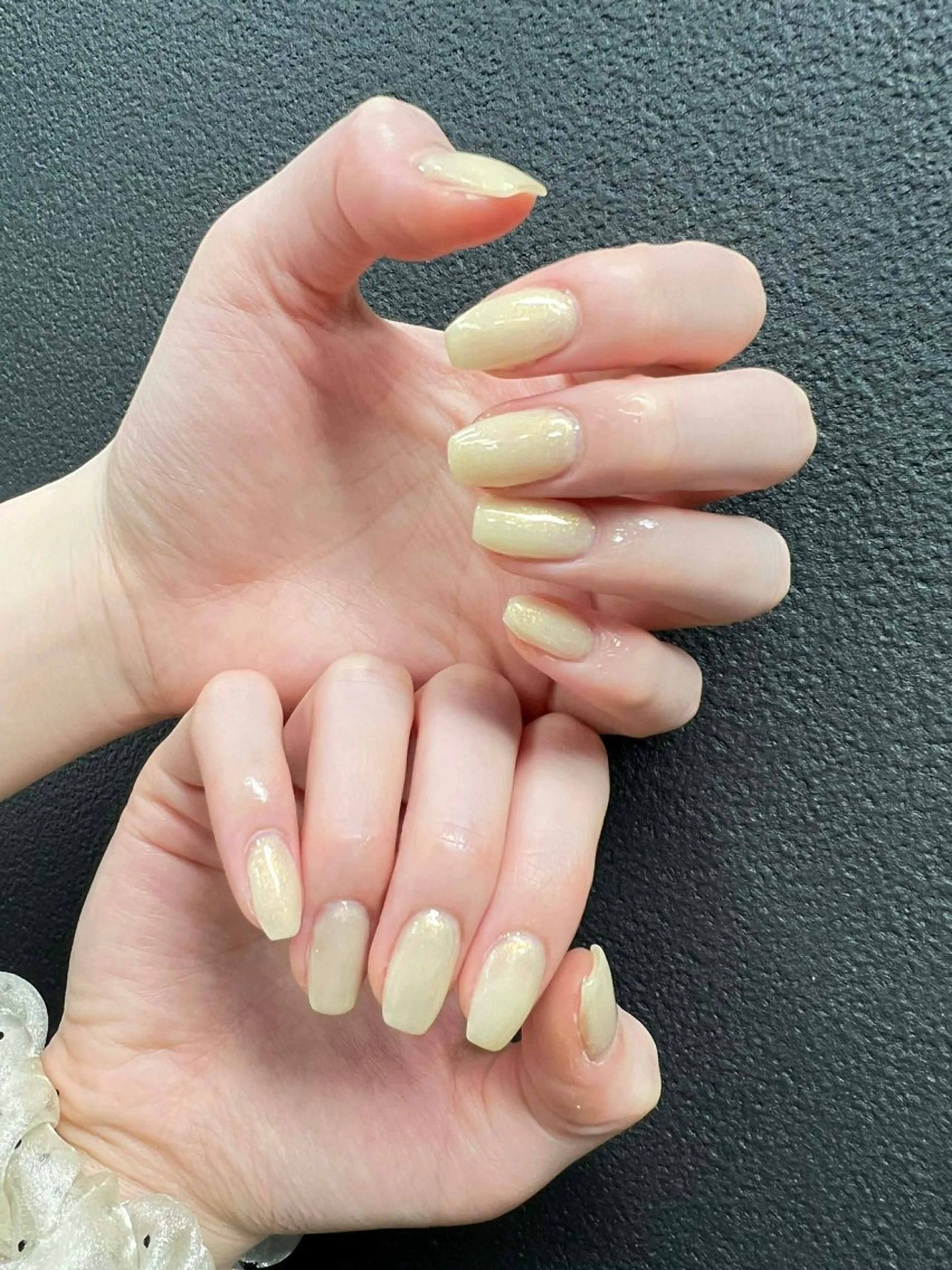 ネイル ラメ(グリッター) ワンカラーネイル SORA ANA.CHUOのネイルデザイン