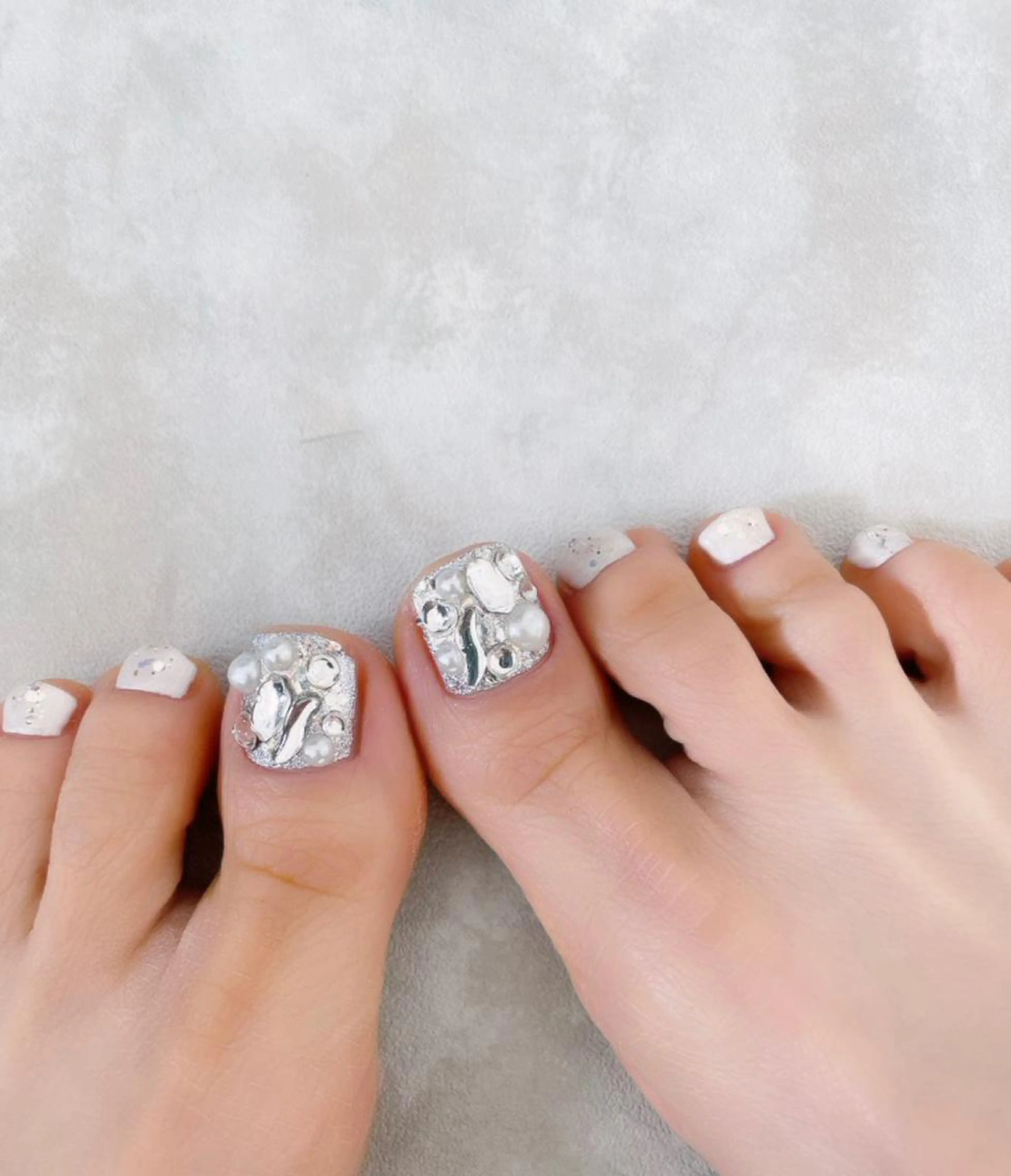 【ミニモ学割】✨フットジェル✨アートし放題✨オフあり.なしどちらでもこのメニューをお選びください✨の写真