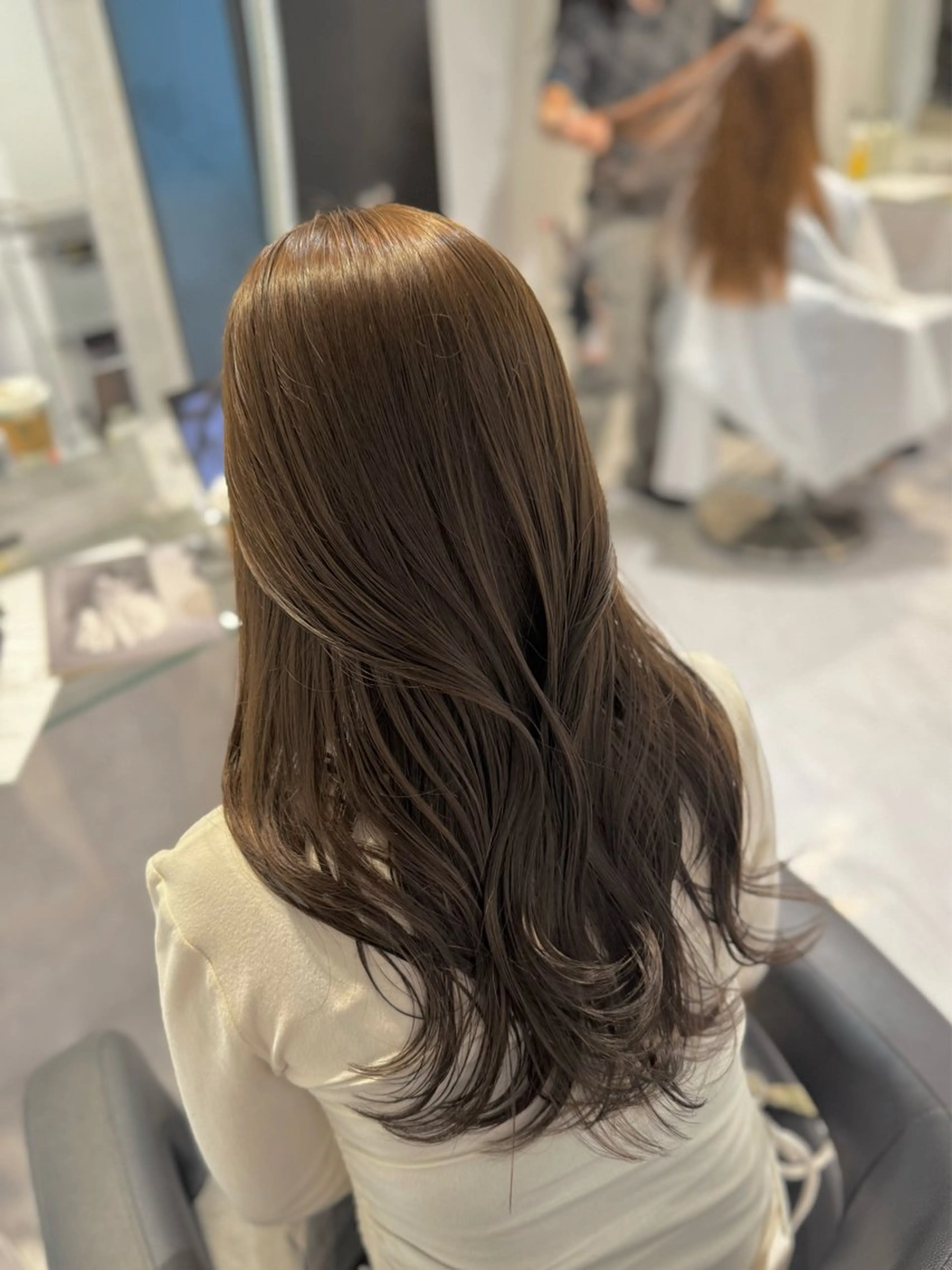 ロング カラー ヘアカラー トリートメント ヘッドスパ ヘアセット 表参道 Rimu🐕のヘアスタイル