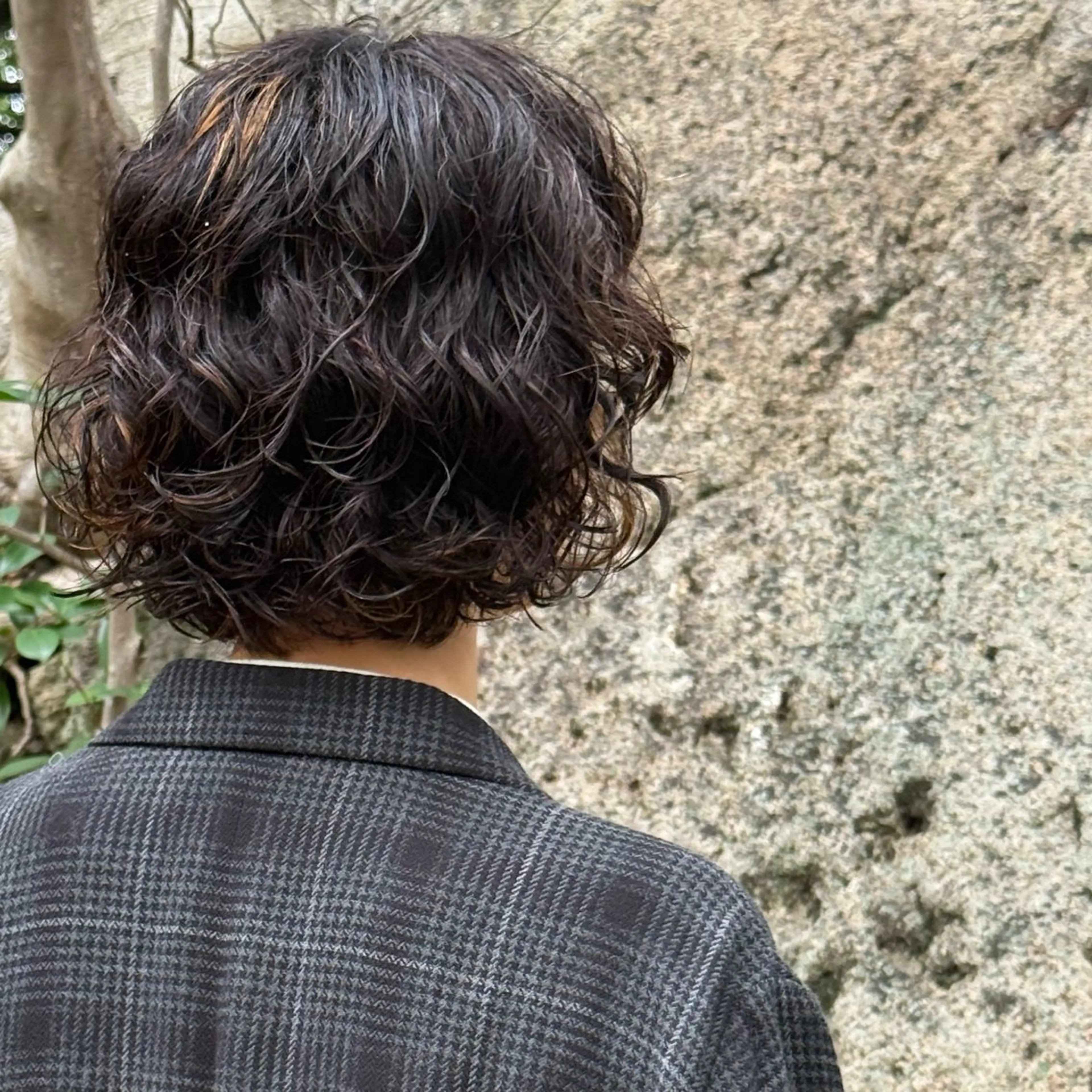 ショート パーマ ボブレイヤー ボブ レイヤーカット カット パーマ トリートメント hair  space Syrup所属・レディースパーマ/ 合田  有一朗のヘアスタイル