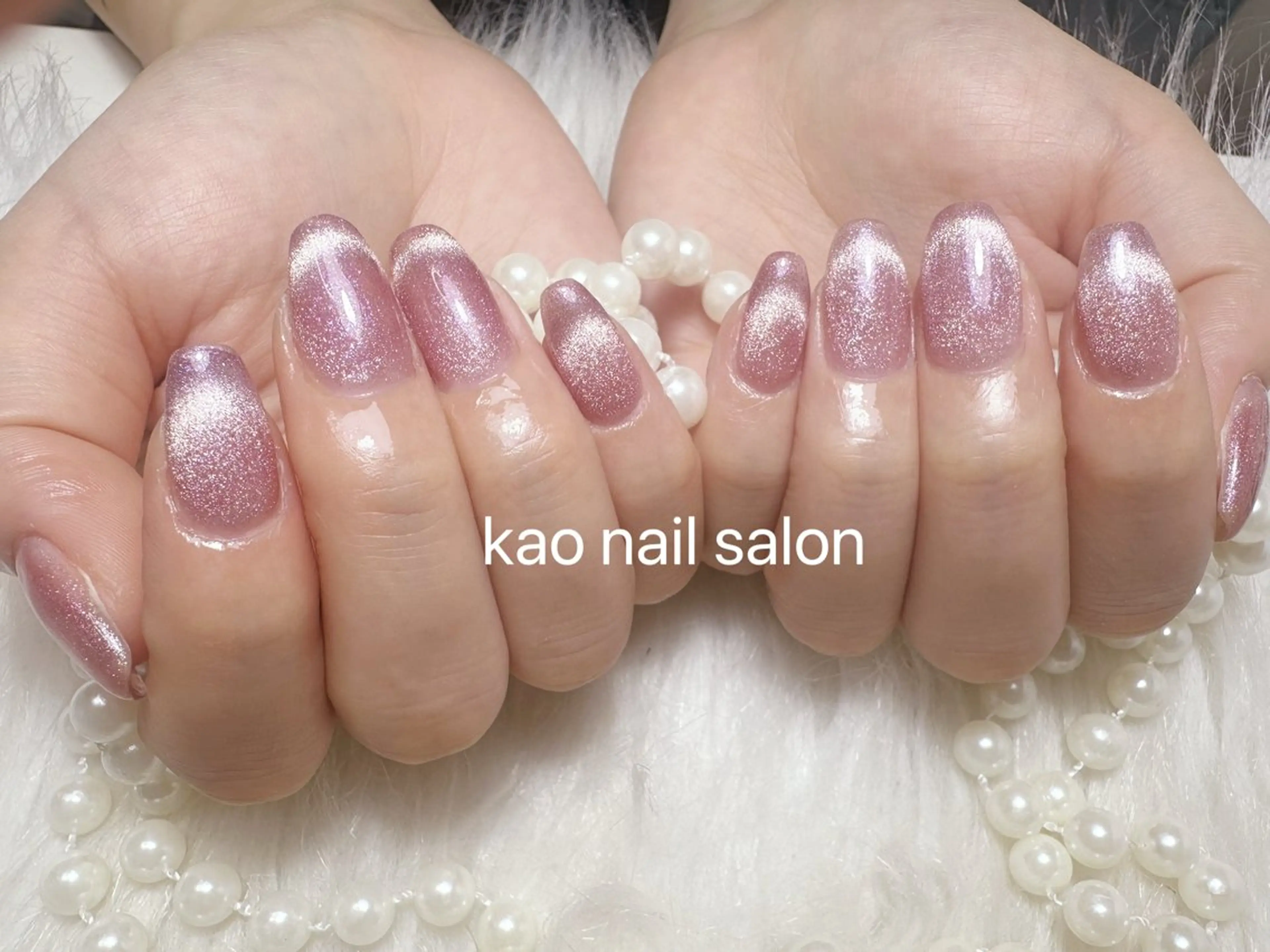 ネイル ハンドネイル kao nail マグネット/長さだしのネイルデザイン
