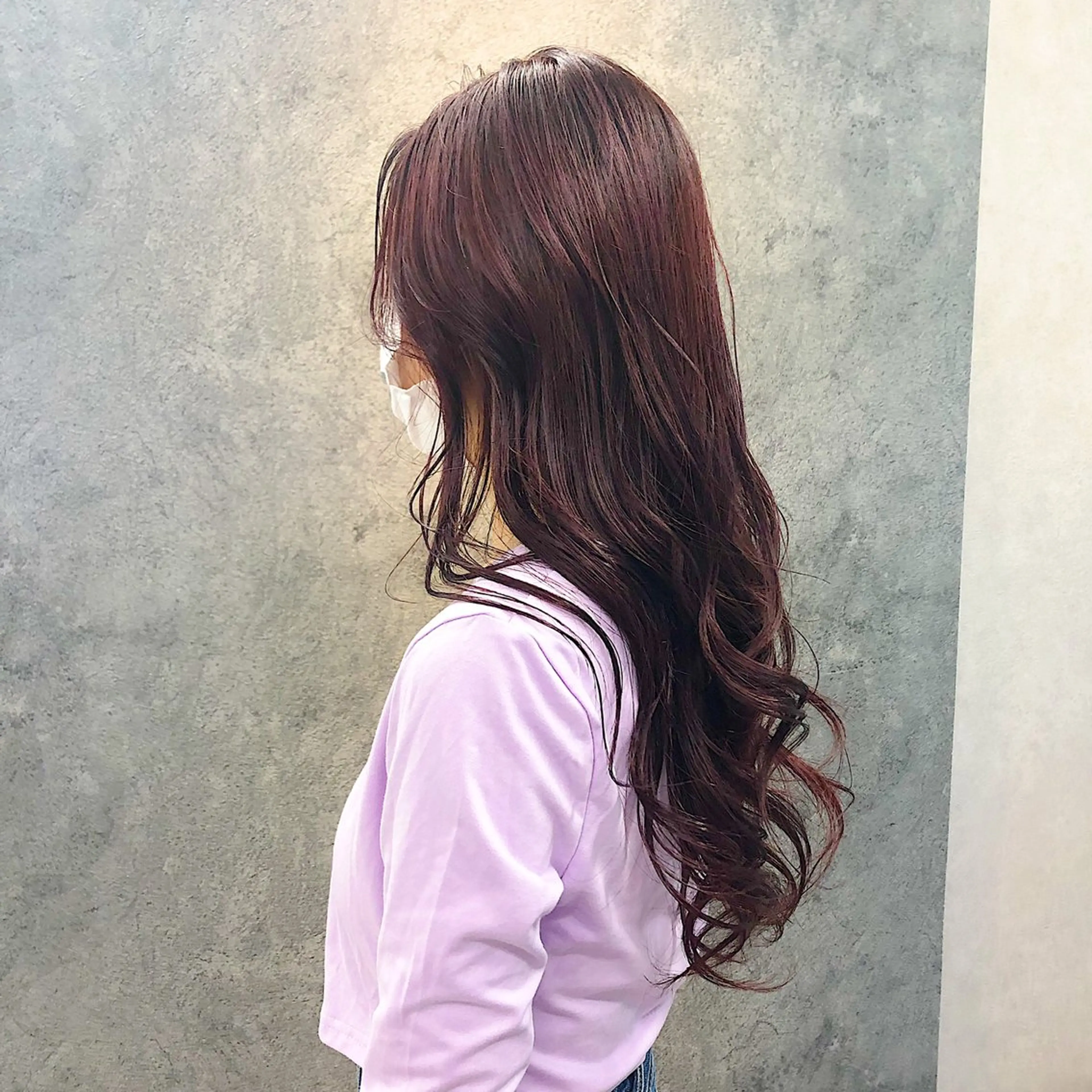 ロング 韓国風ヘア レイヤーカット ヘアカラー トリートメント 所渉/韓国レイヤー /ウルフカットのヘアスタイル