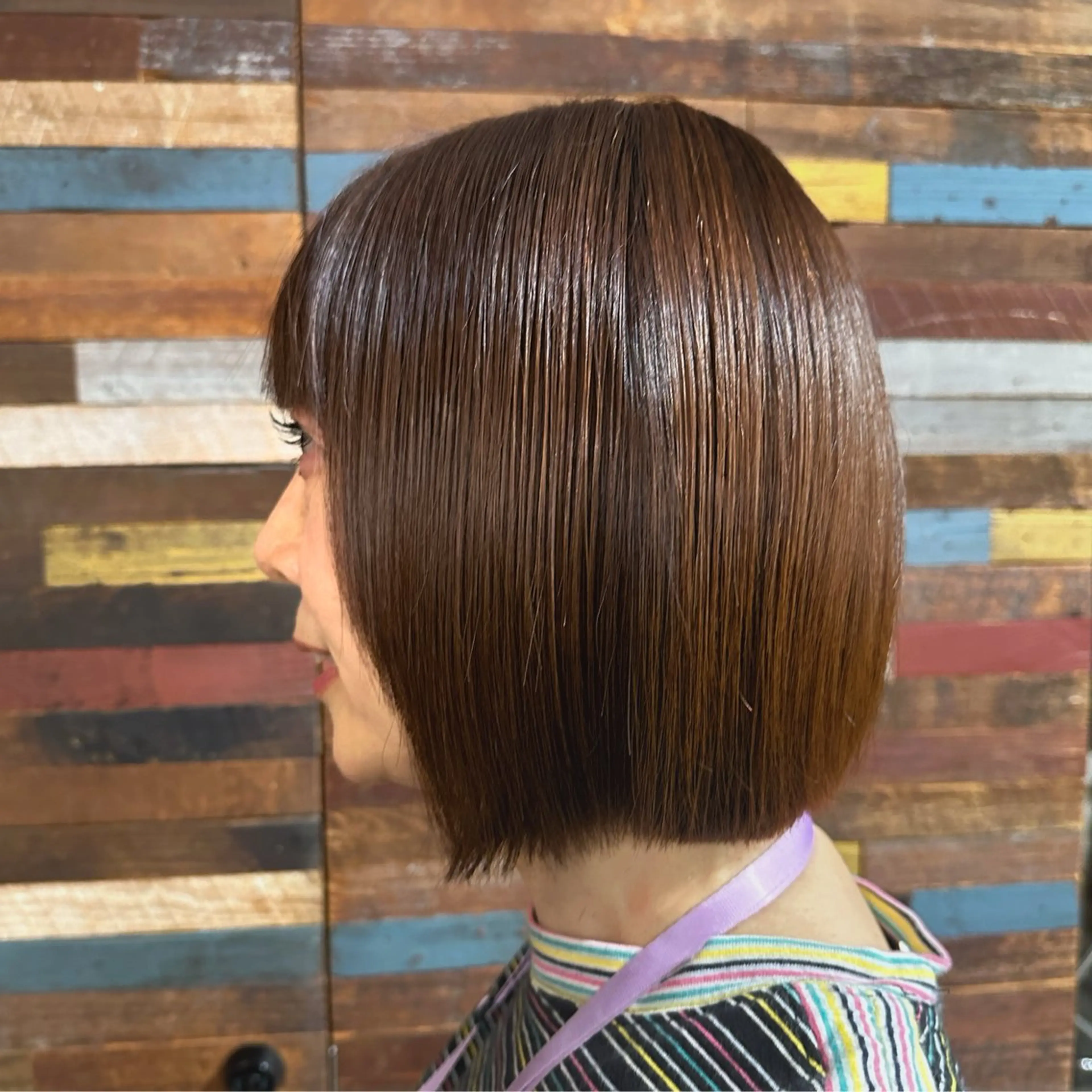 ミディアム ボブ ボブ/ショート /🦋服部ルミナ🦋のヘアスタイル