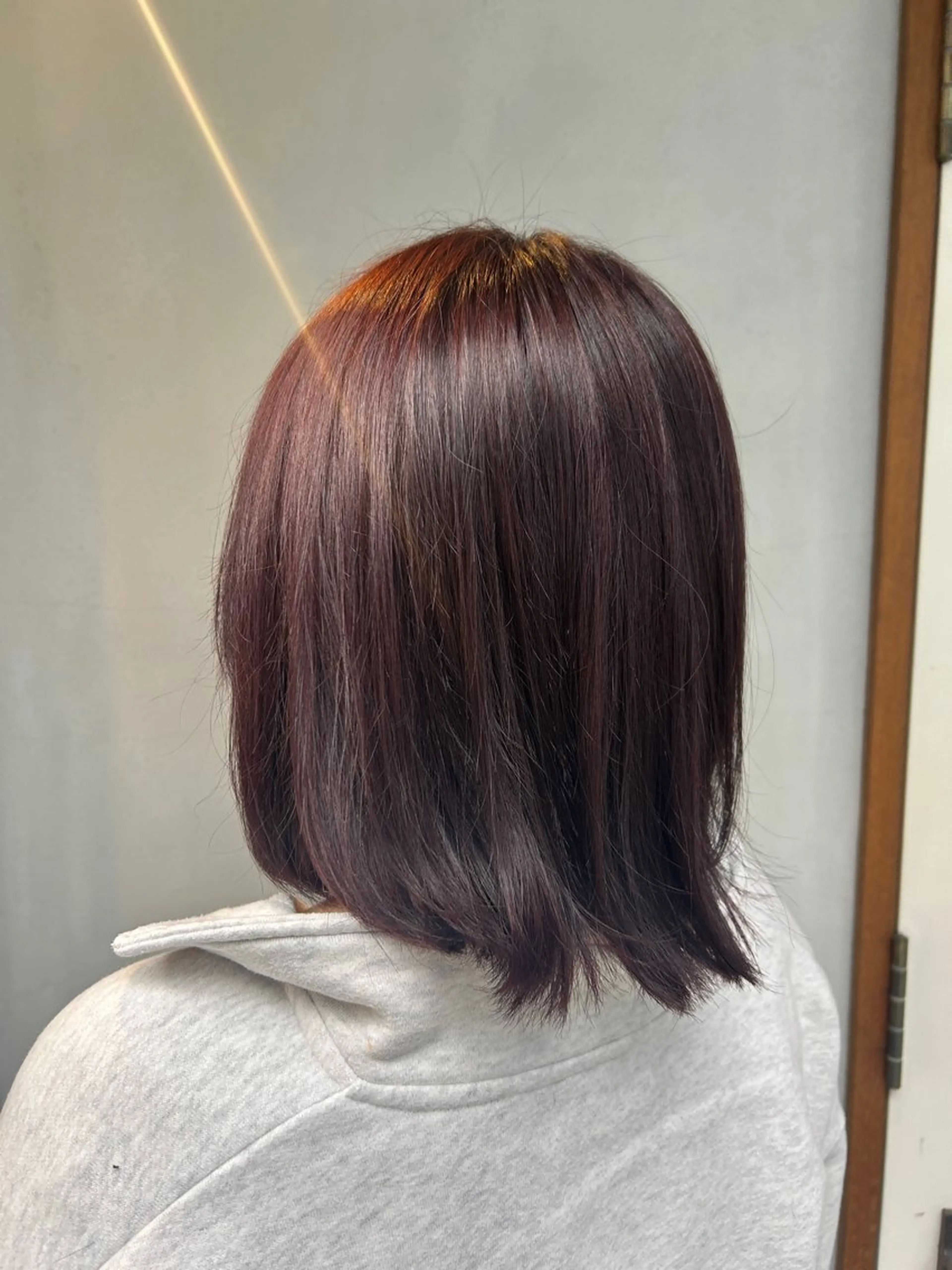 ミディアム カラー ヘアカラー ‎🤍江坂 ハヤシアヤナ‎🤍のヘアスタイル