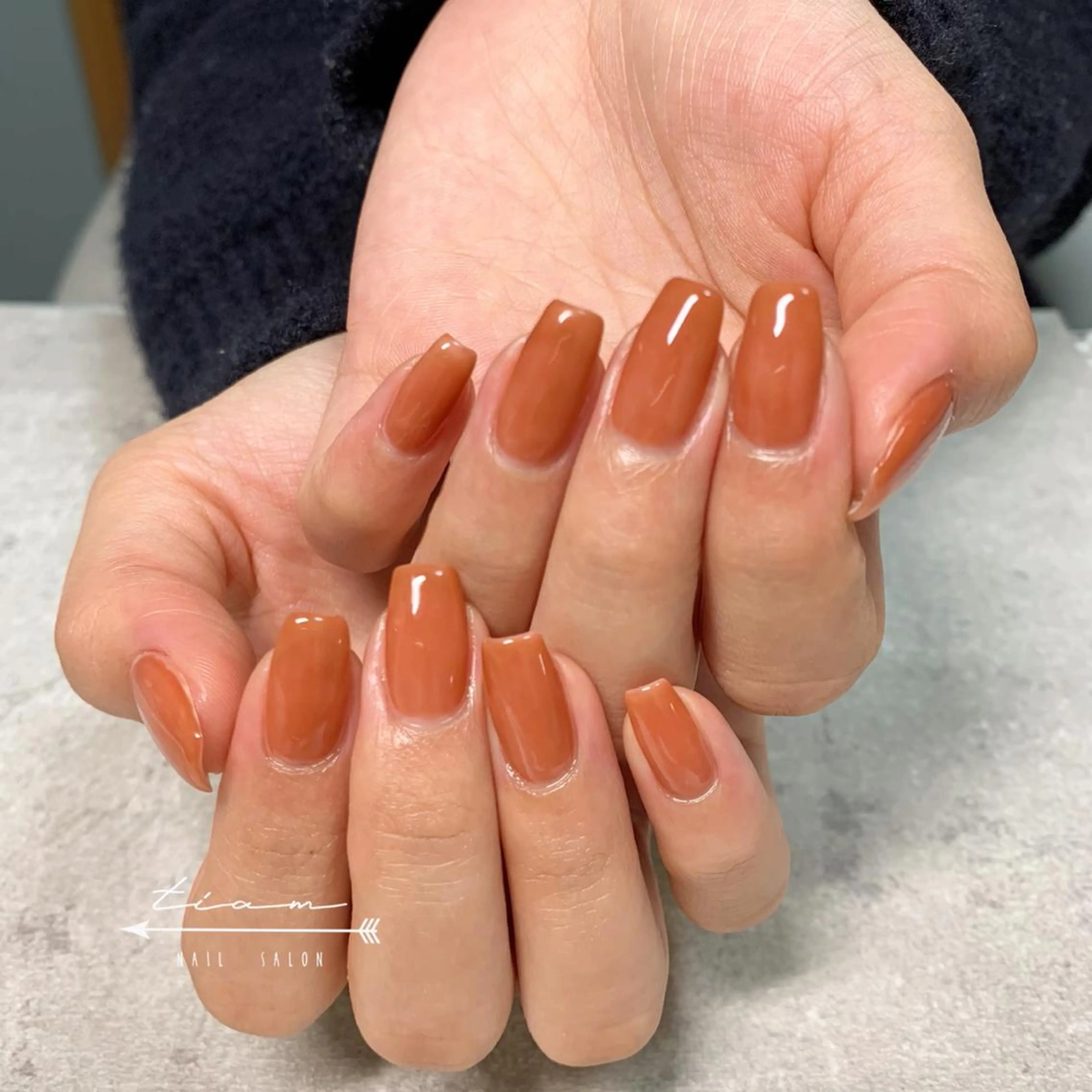 ネイル ワンカラーネイル 𝑡𝑖𝑎𝑚𓂃 きむらゆきののネイルデザイン